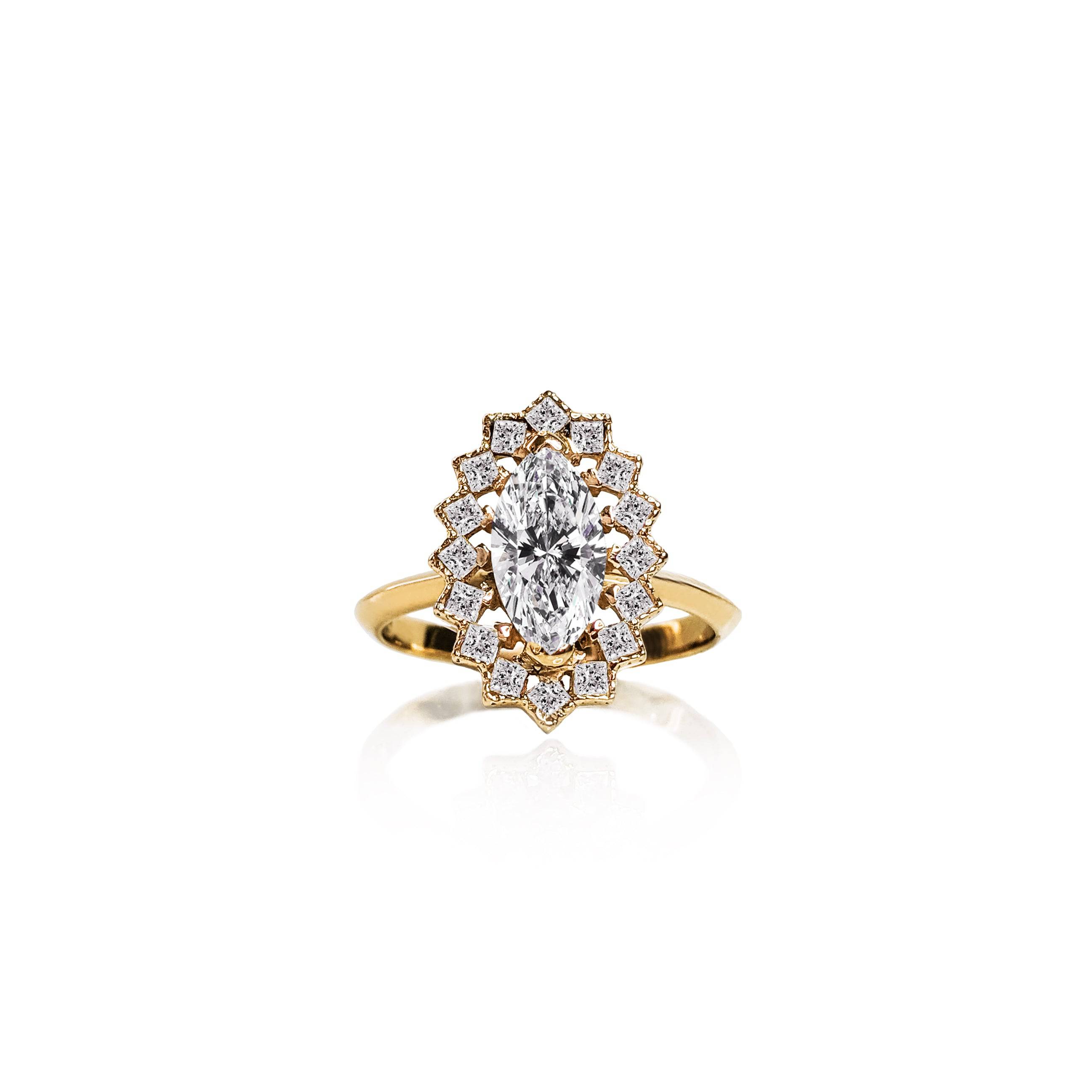 Marquise Marvel Ring