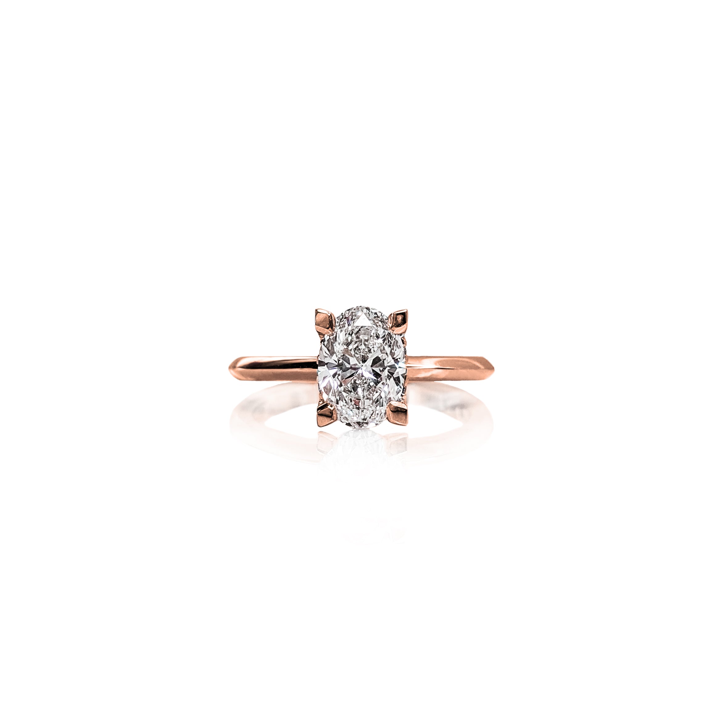 Oval Elegance Engagement Ring
