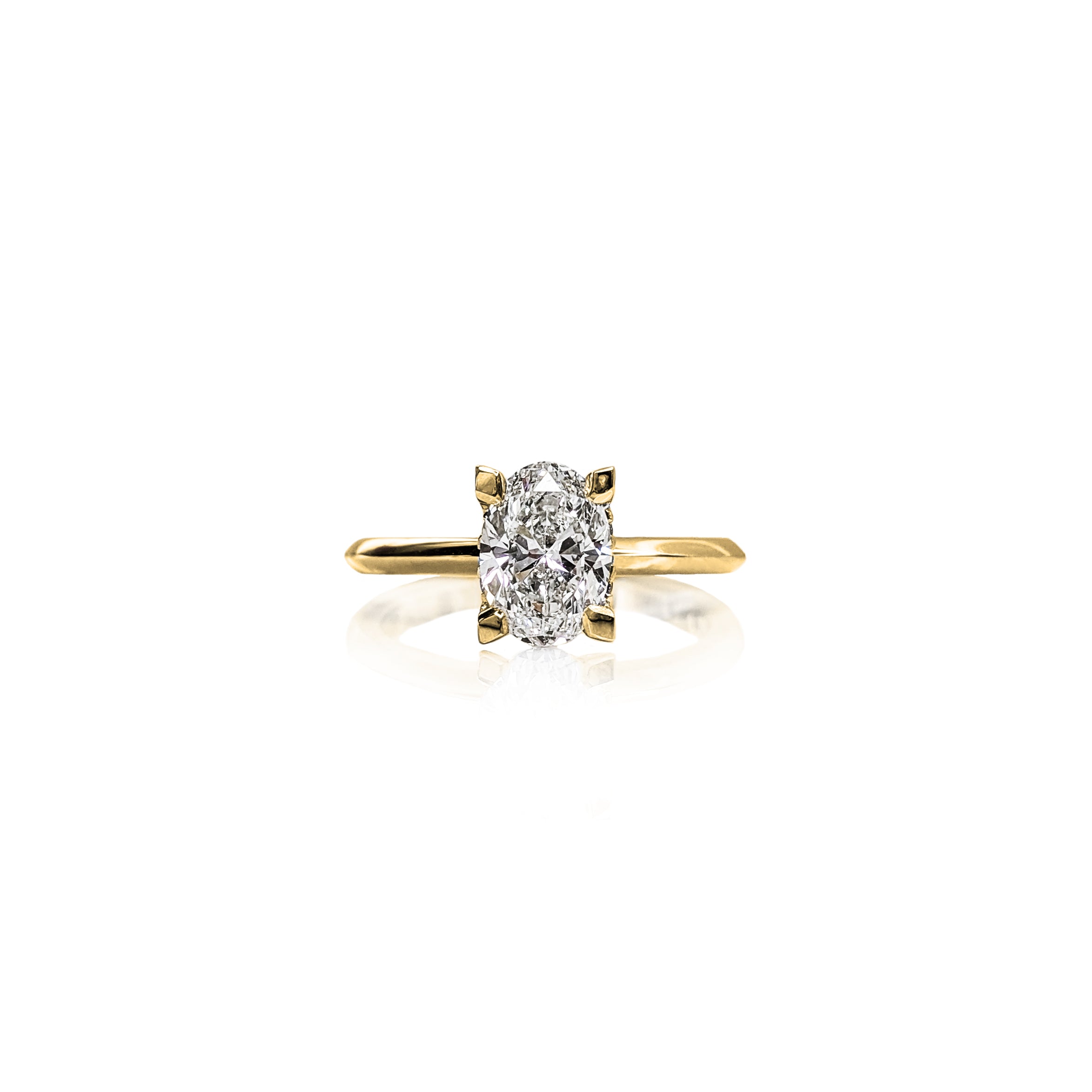Oval Elegance Engagement Ring