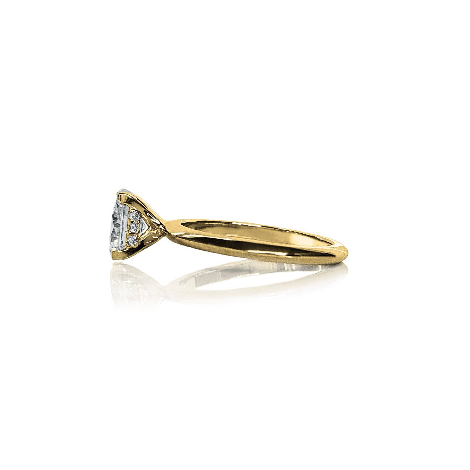 Oval Elegance Engagement Ring