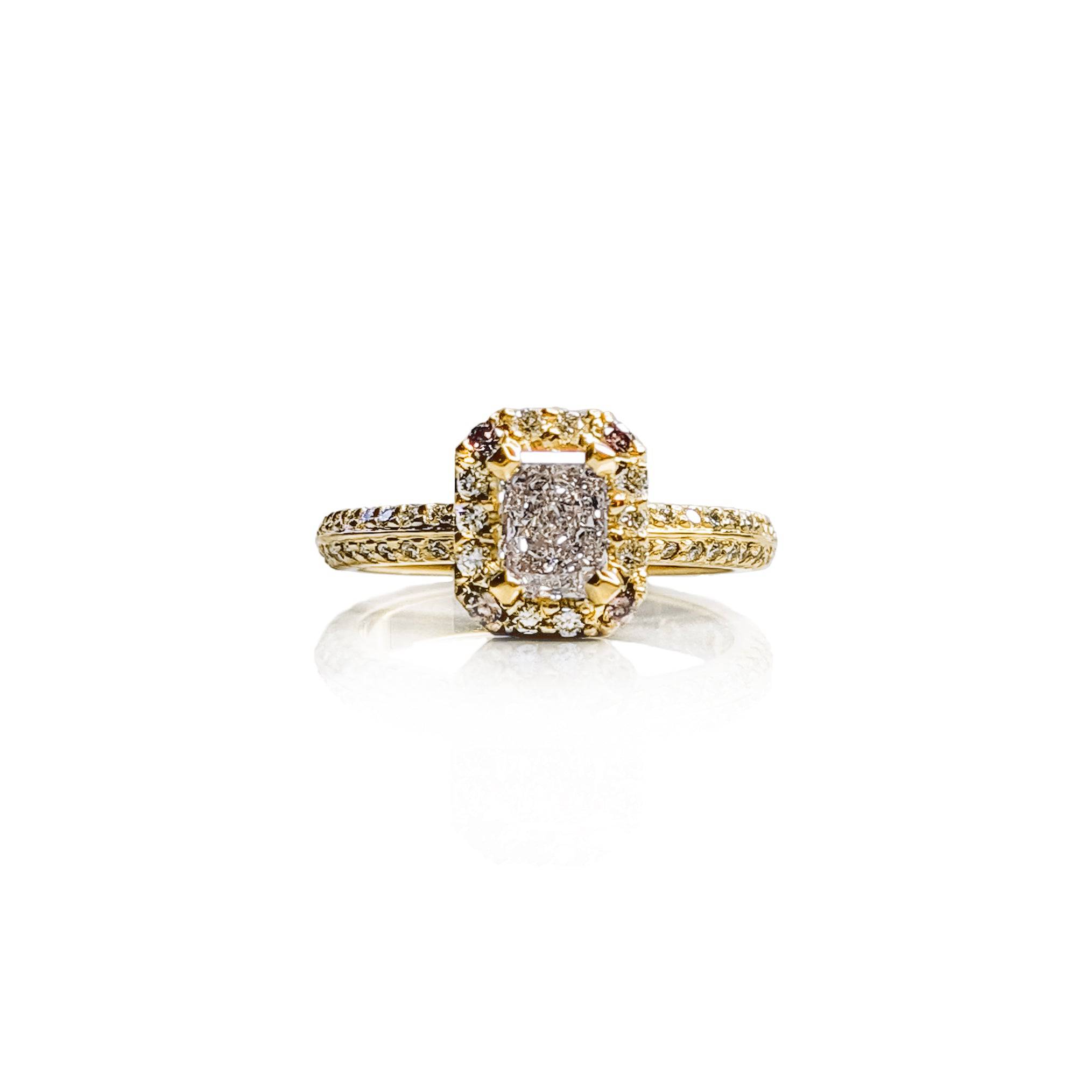 Radiant Engagement Ring