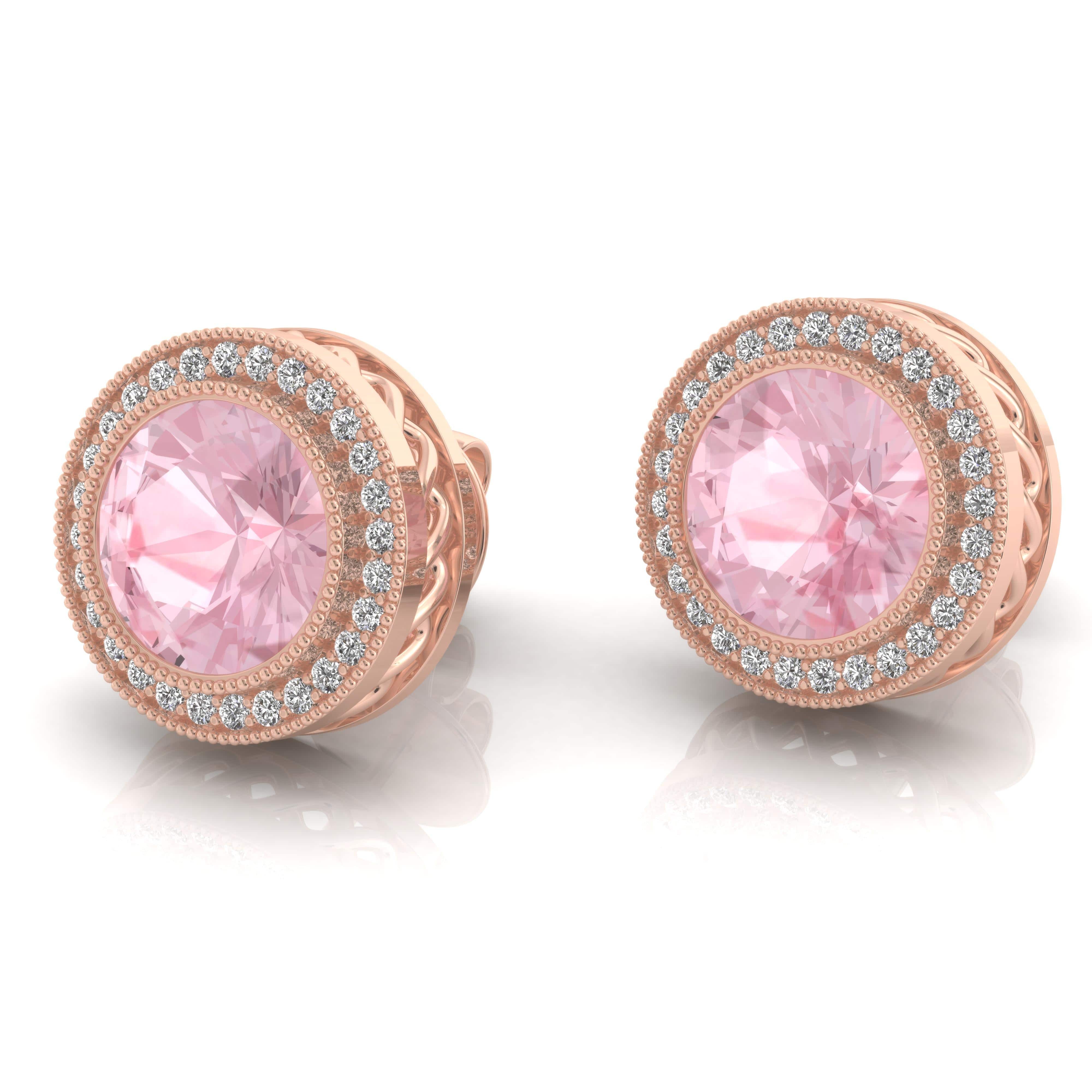 Rose Night Earrings