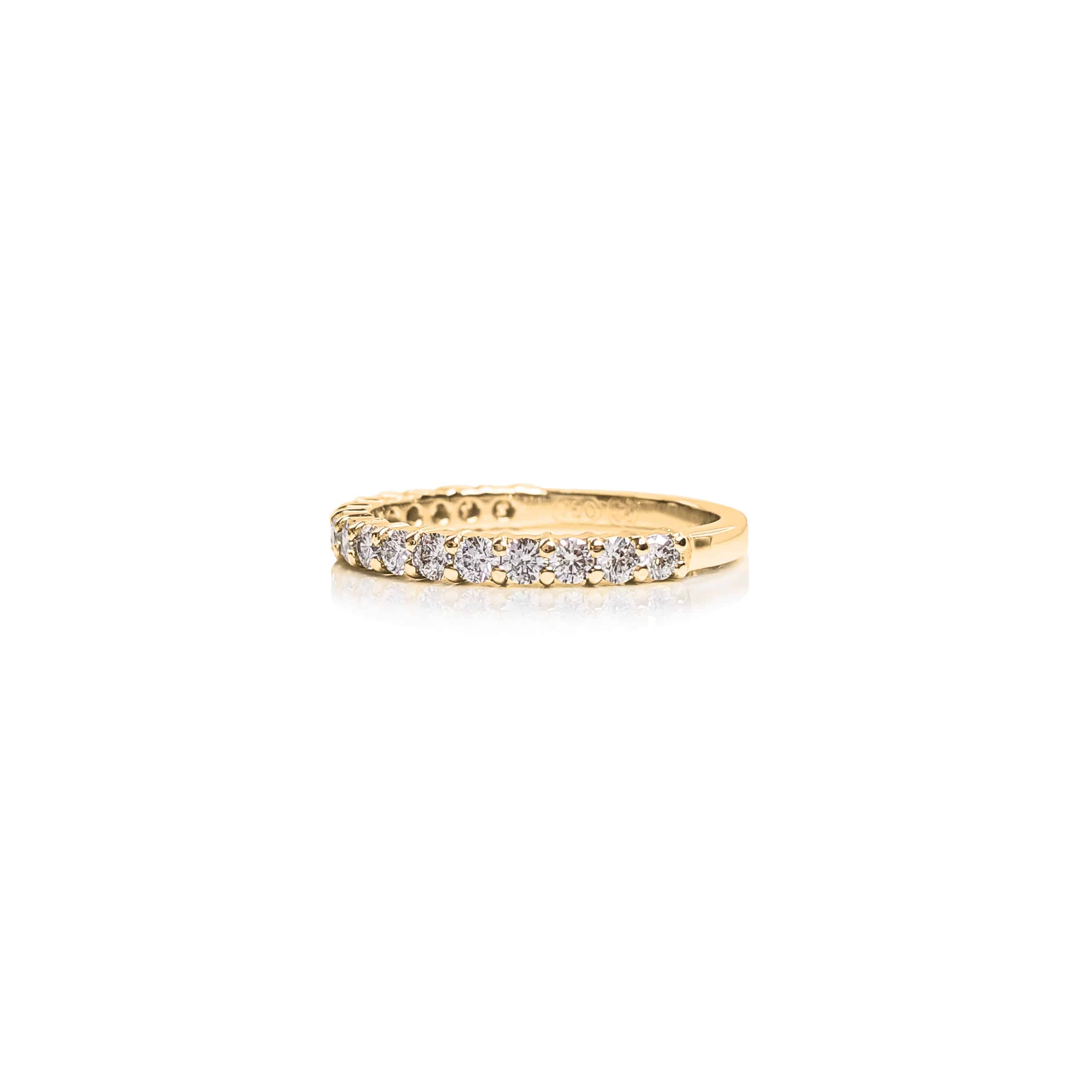 Shared Claw 2pt Eternity Ring