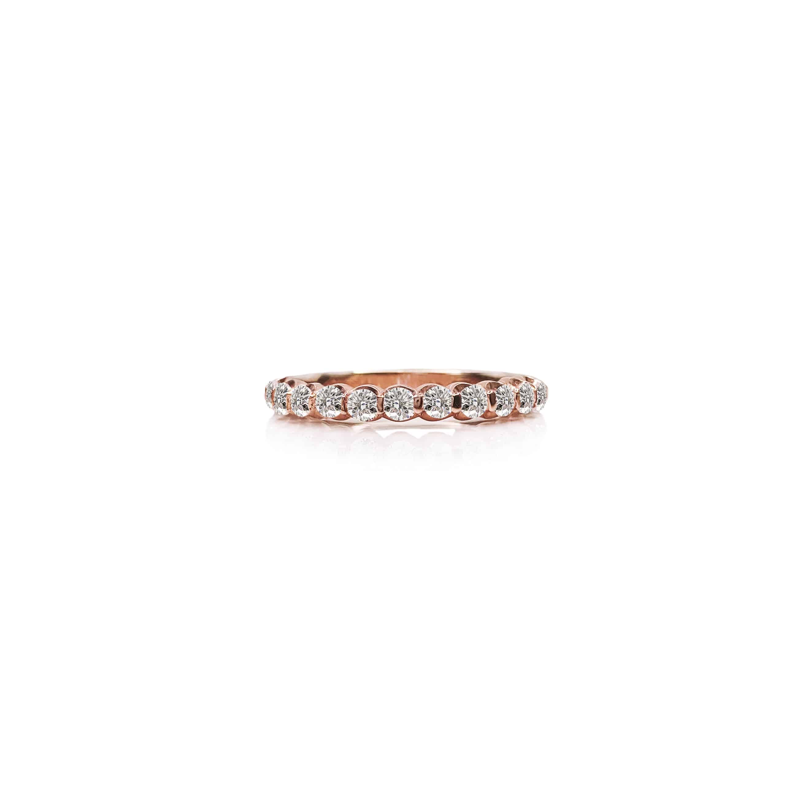 Single Bead Eternity Ring
