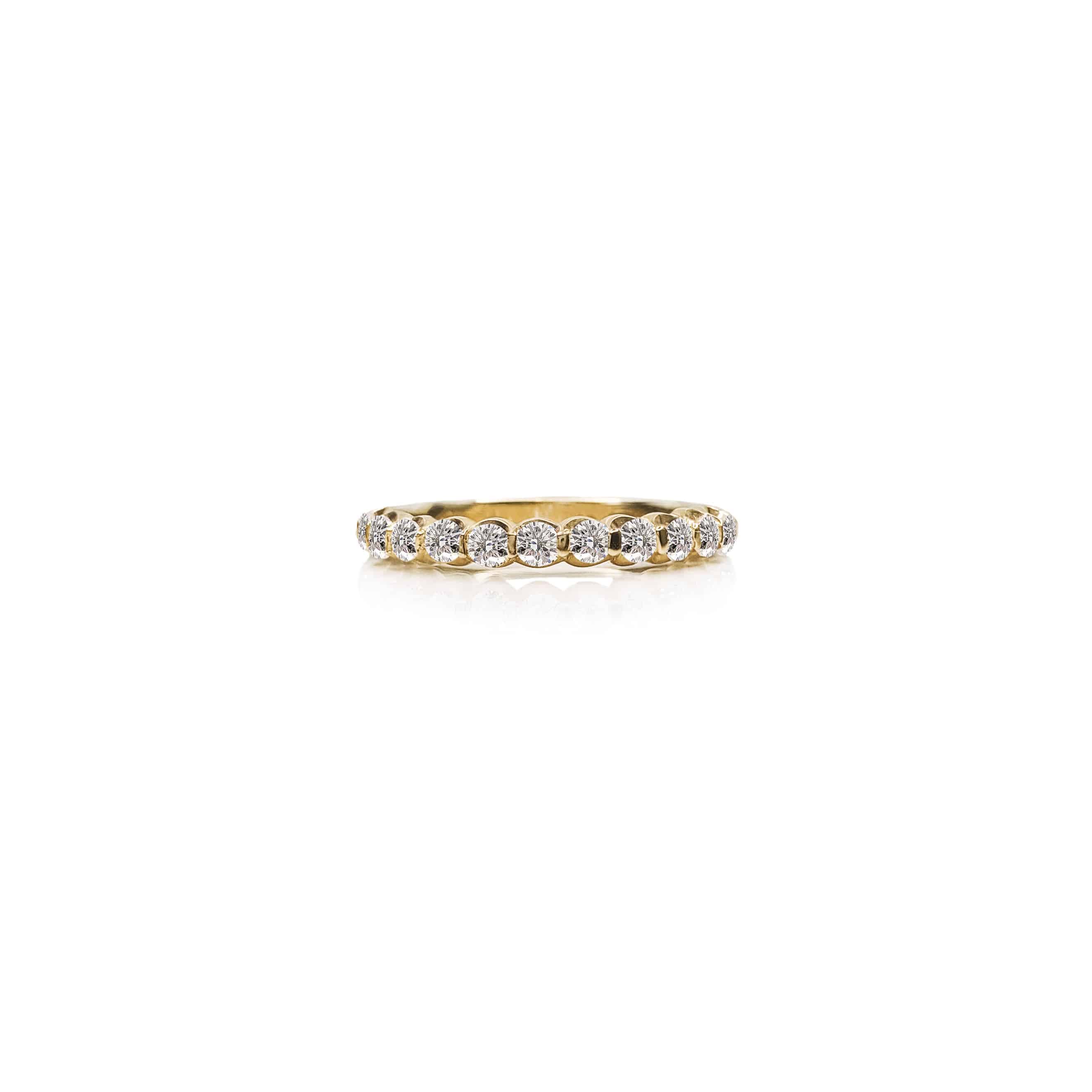 Single Bead Eternity Ring