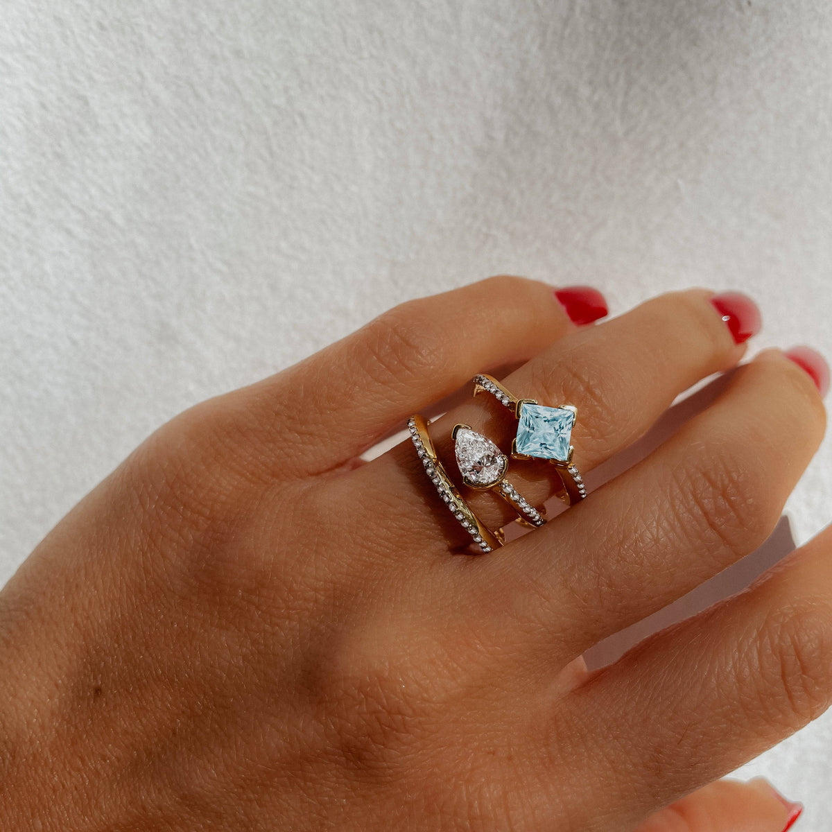 TRE ONDE ENGAGEMENT RING - Cassandra Mamone
