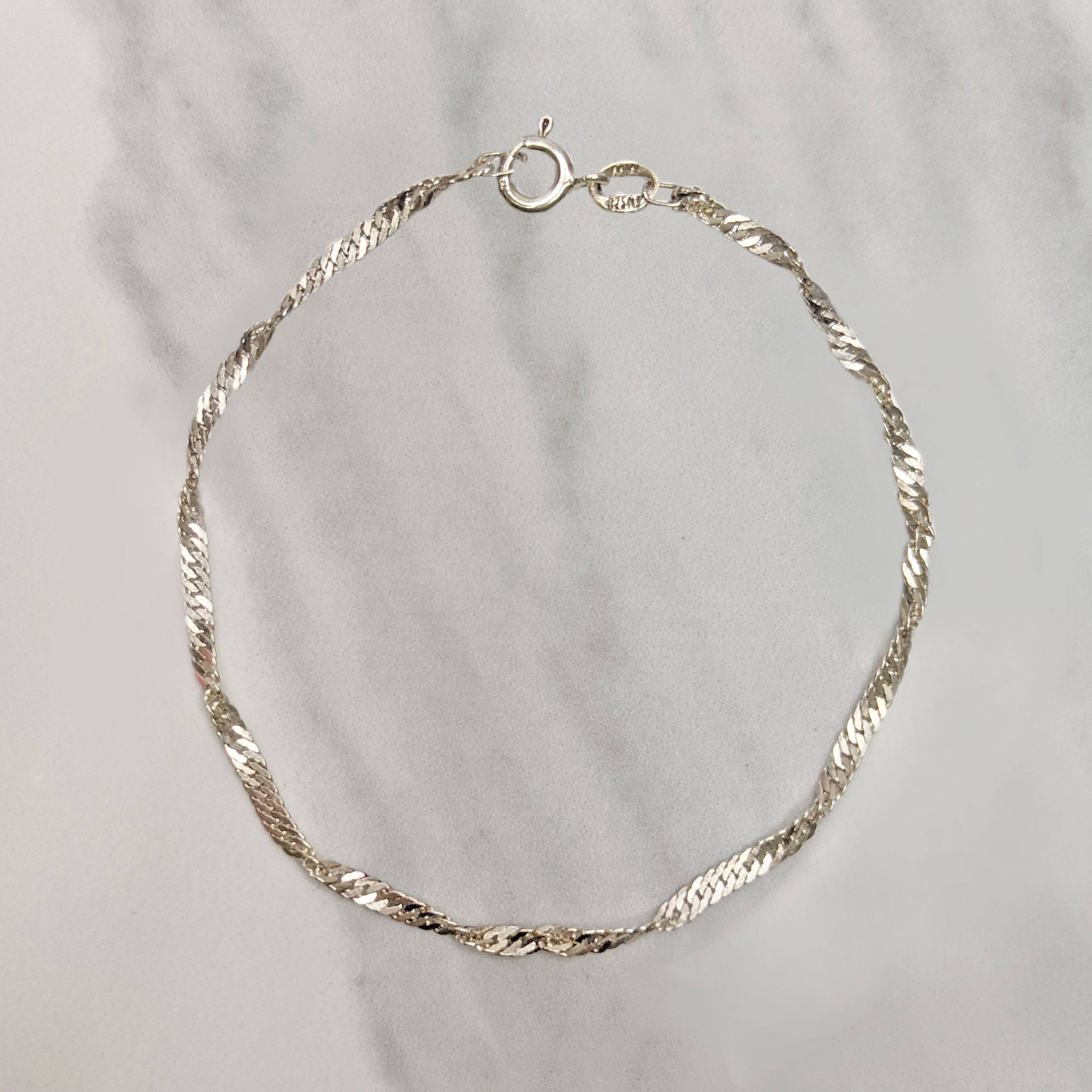 Silver Twist Bracelet