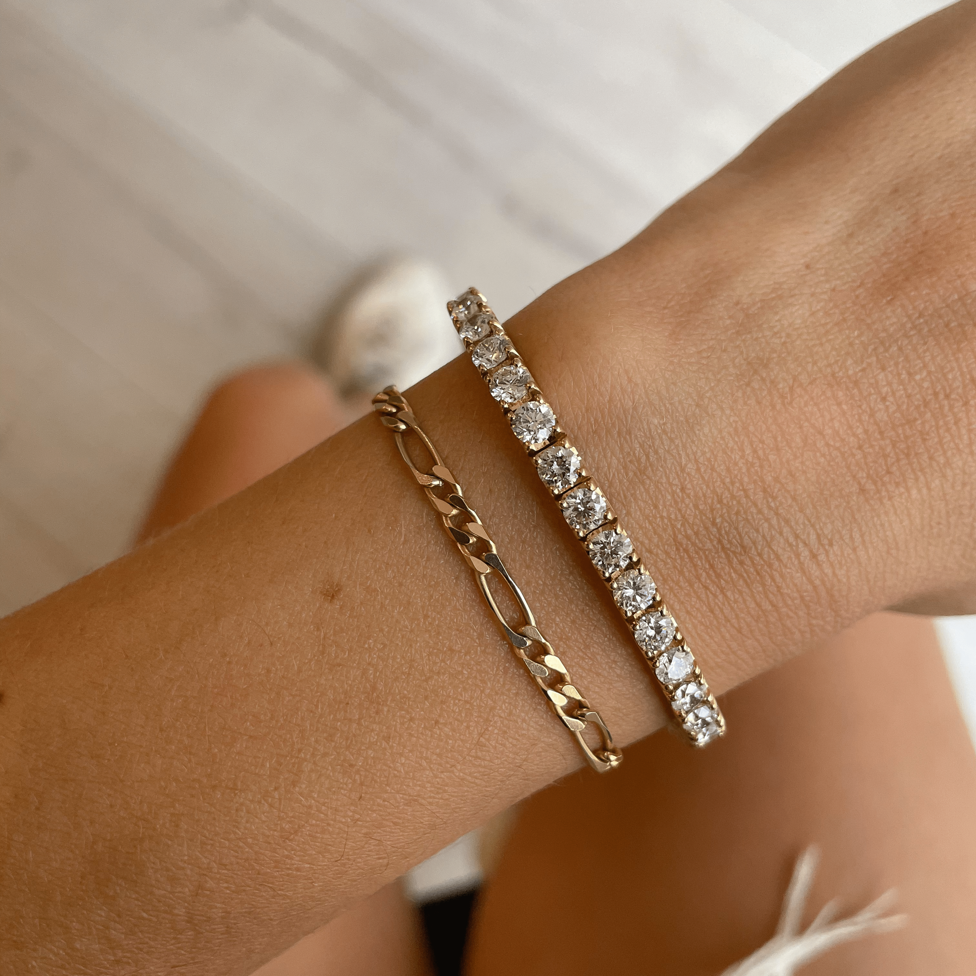 Round Diamond Tennis Bracelet