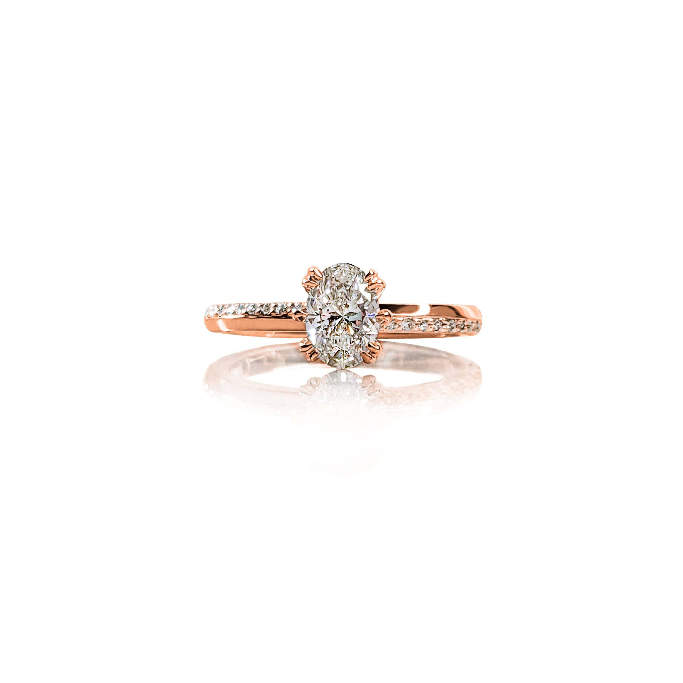 Oval Vino Engagement Ring - Cassandra Mamone