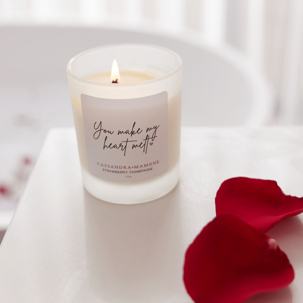 You Make My Heart Melt Candle