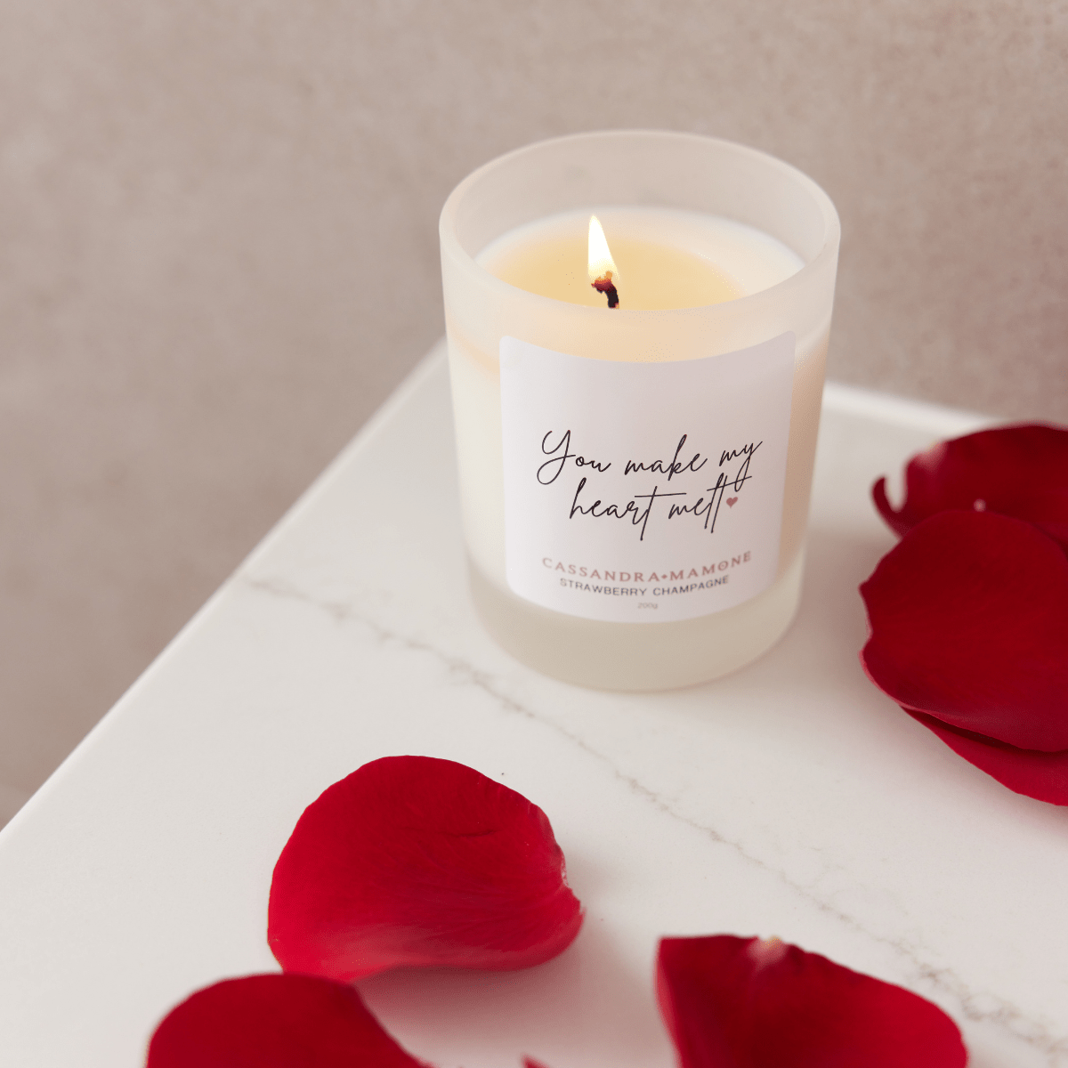 You Make My Heart Melt Candle