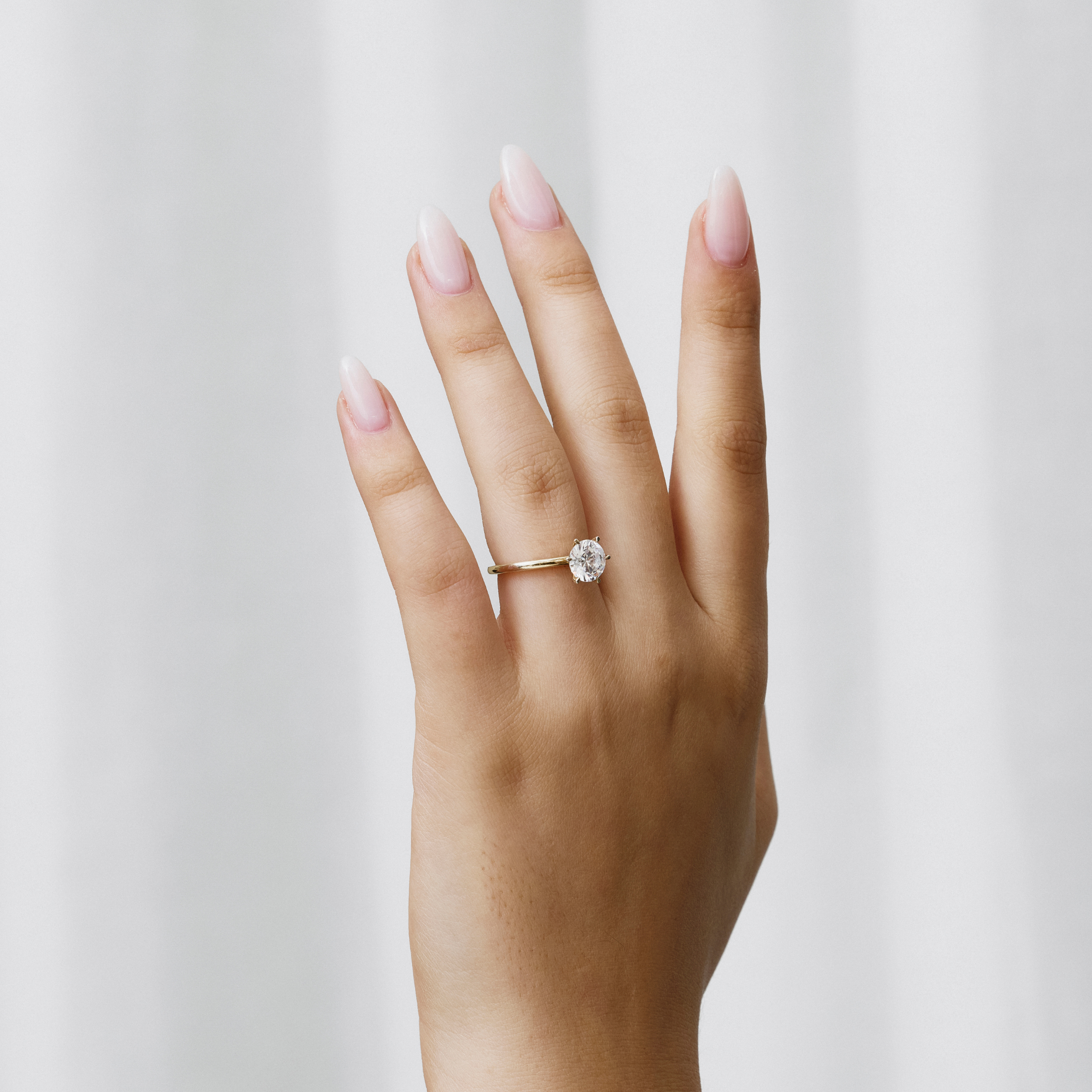 Gigi Round Brilliant Engagement Ring
