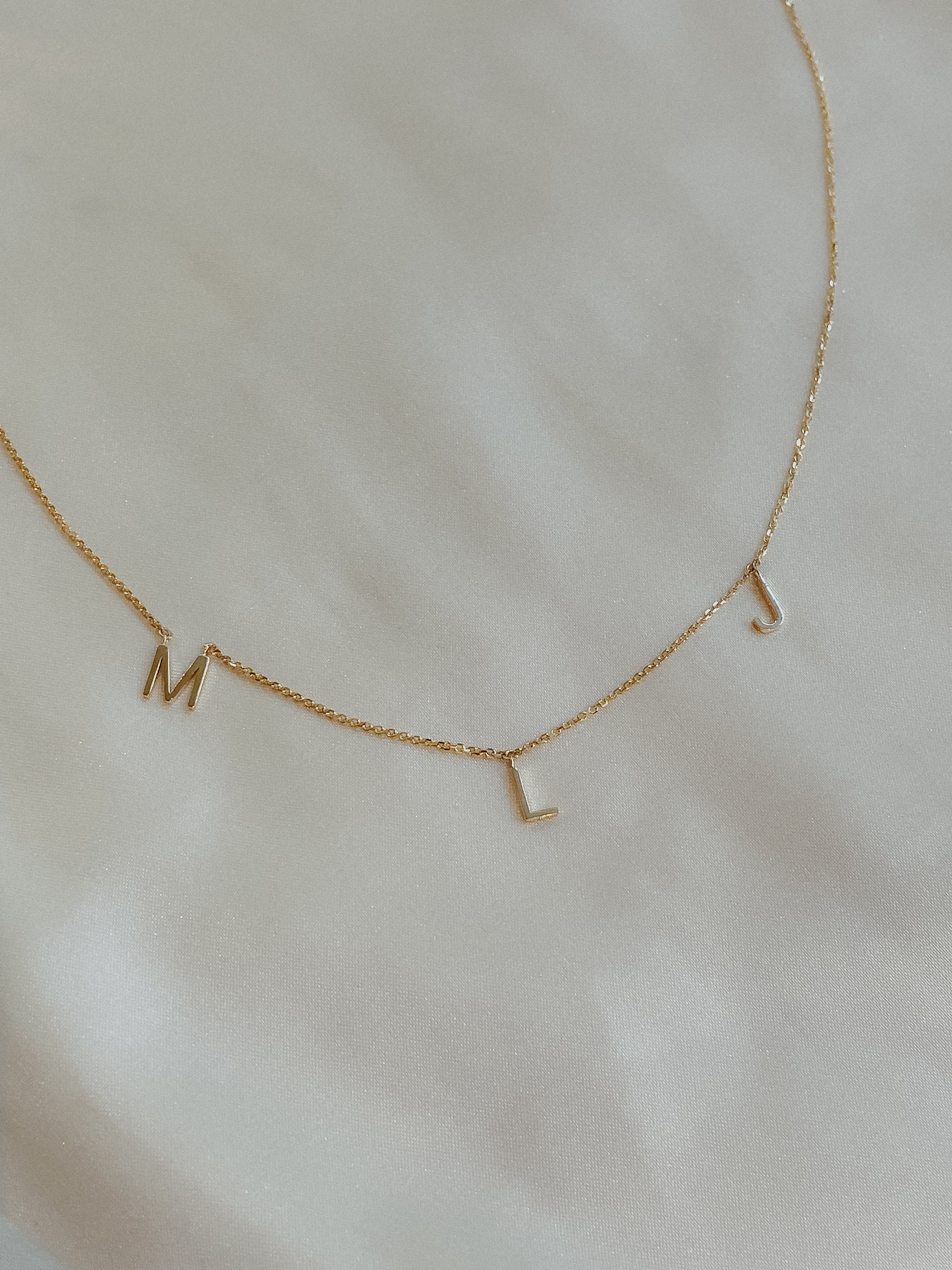 Gold Initial Necklace