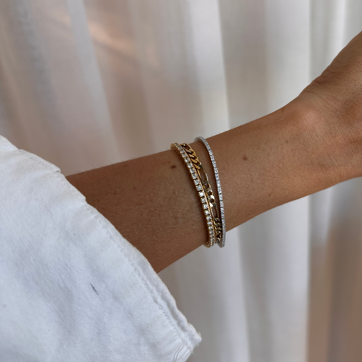 Diamond Tennis Bracelet 0.01ct