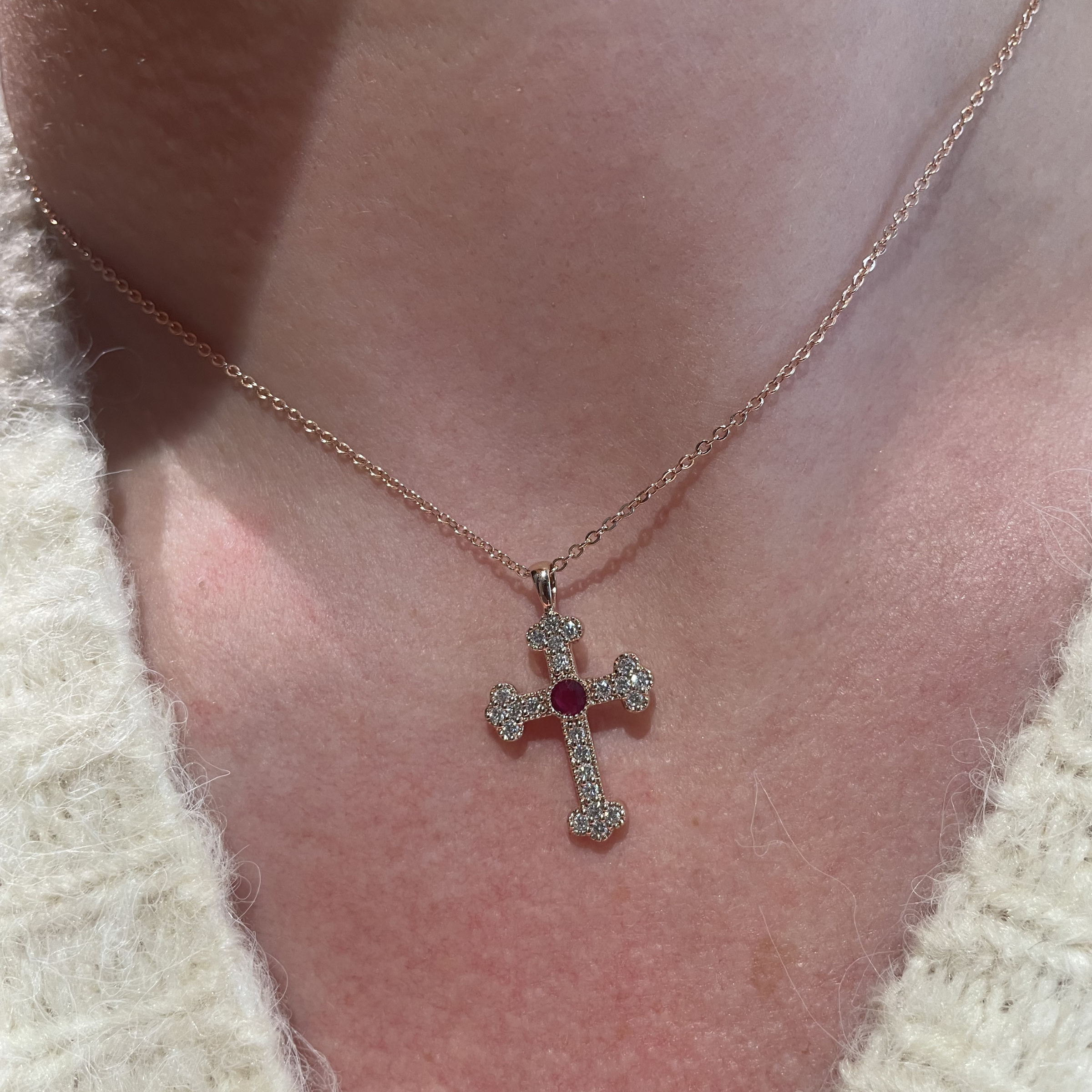 Orthodox Cross Pendant - Cassandra Mamone