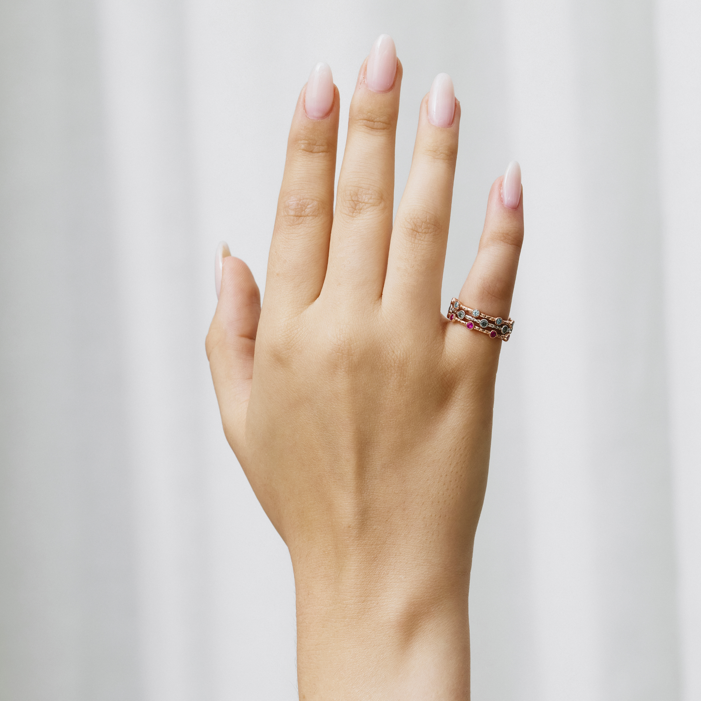 Birthstone Pinky Ring