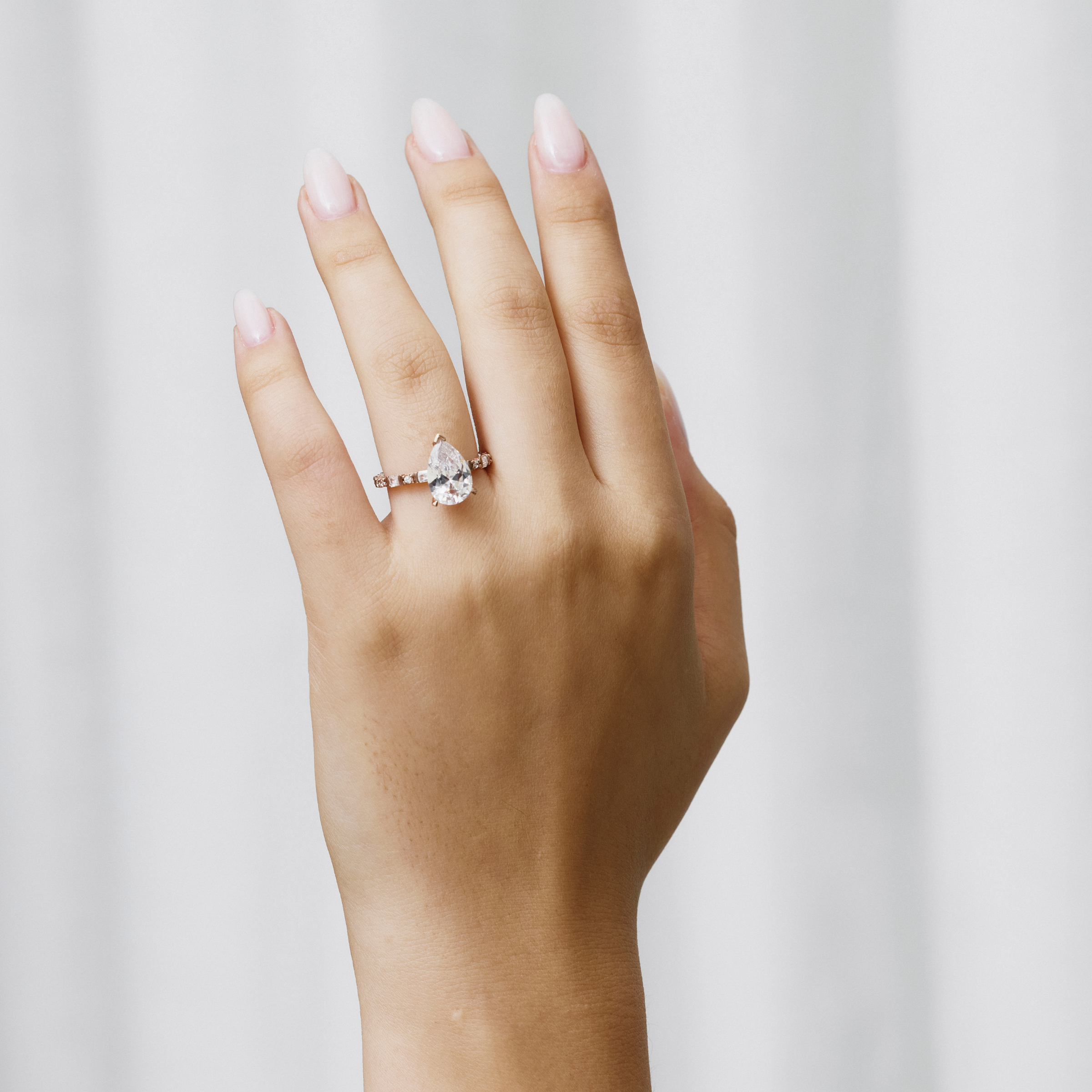 Baguette Pear Diamond Ring - Cassandra Mamone