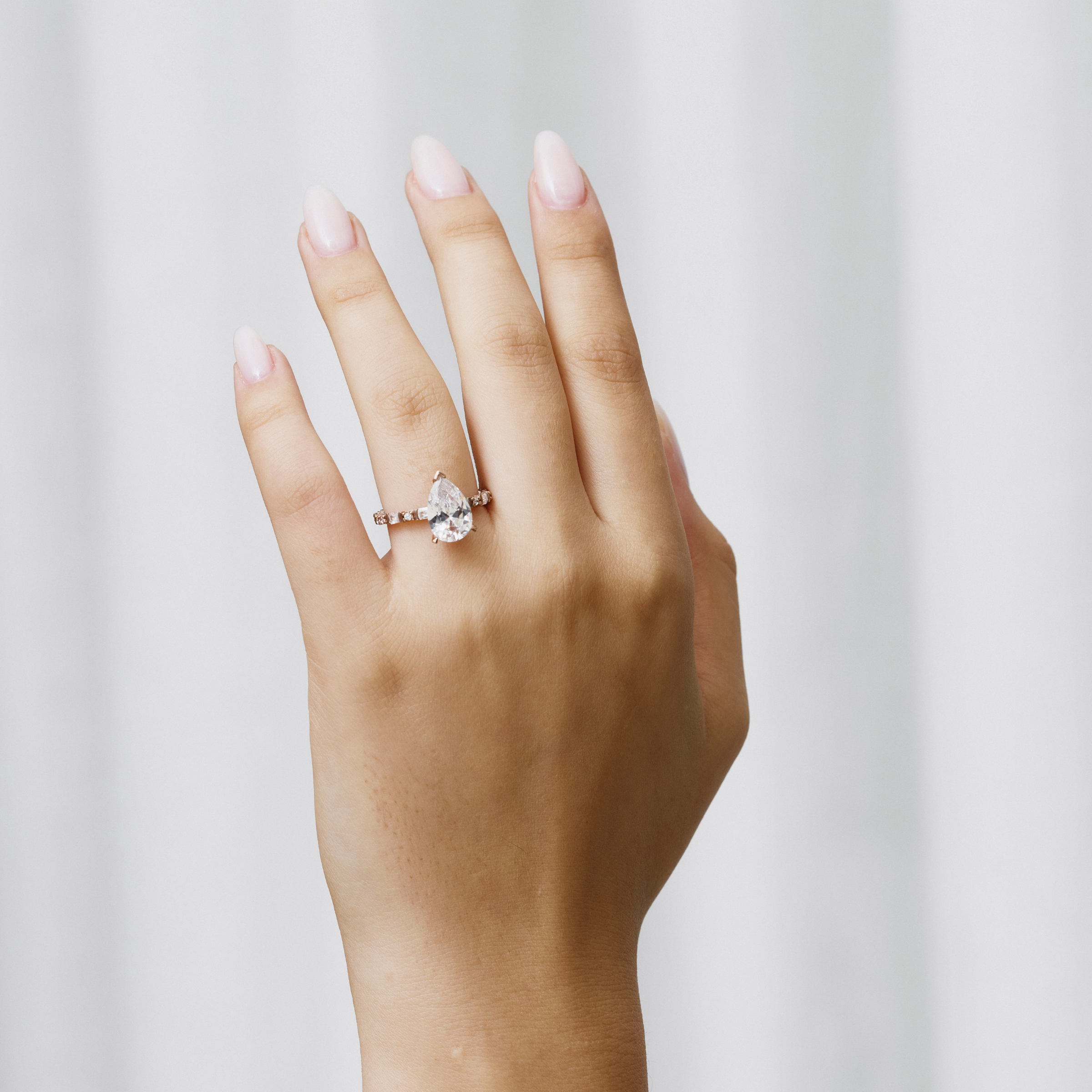 Baguette Pear Diamond Ring - Cassandra Mamone