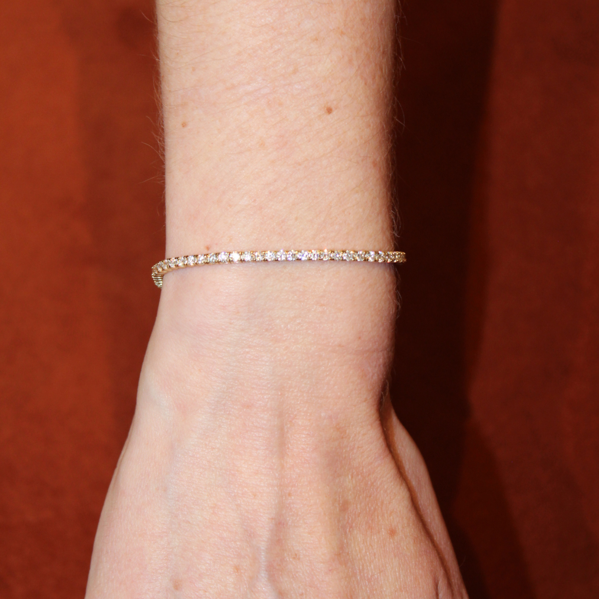 Diamond Tennis Bracelet .04ct - Cassandra Mamone