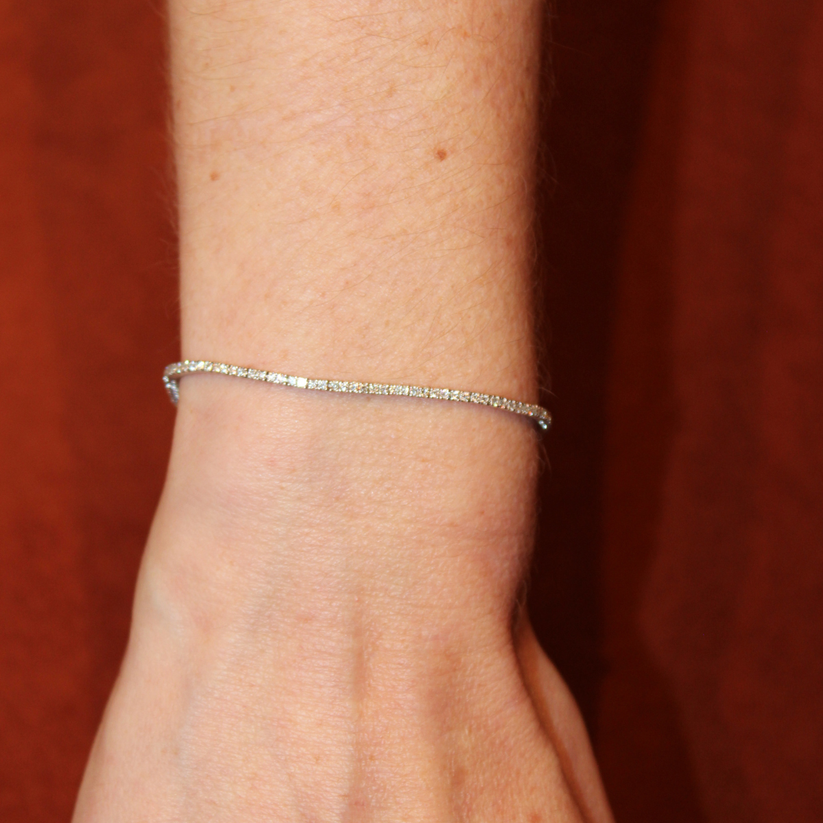Diamond Tennis Bracelet .01ct - Cassandra Mamone