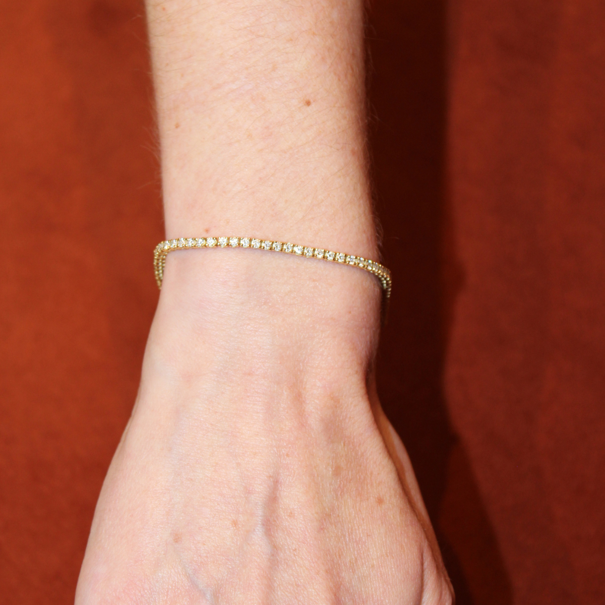 Diamond Tennis Bracelet .03ct - Cassandra Mamone