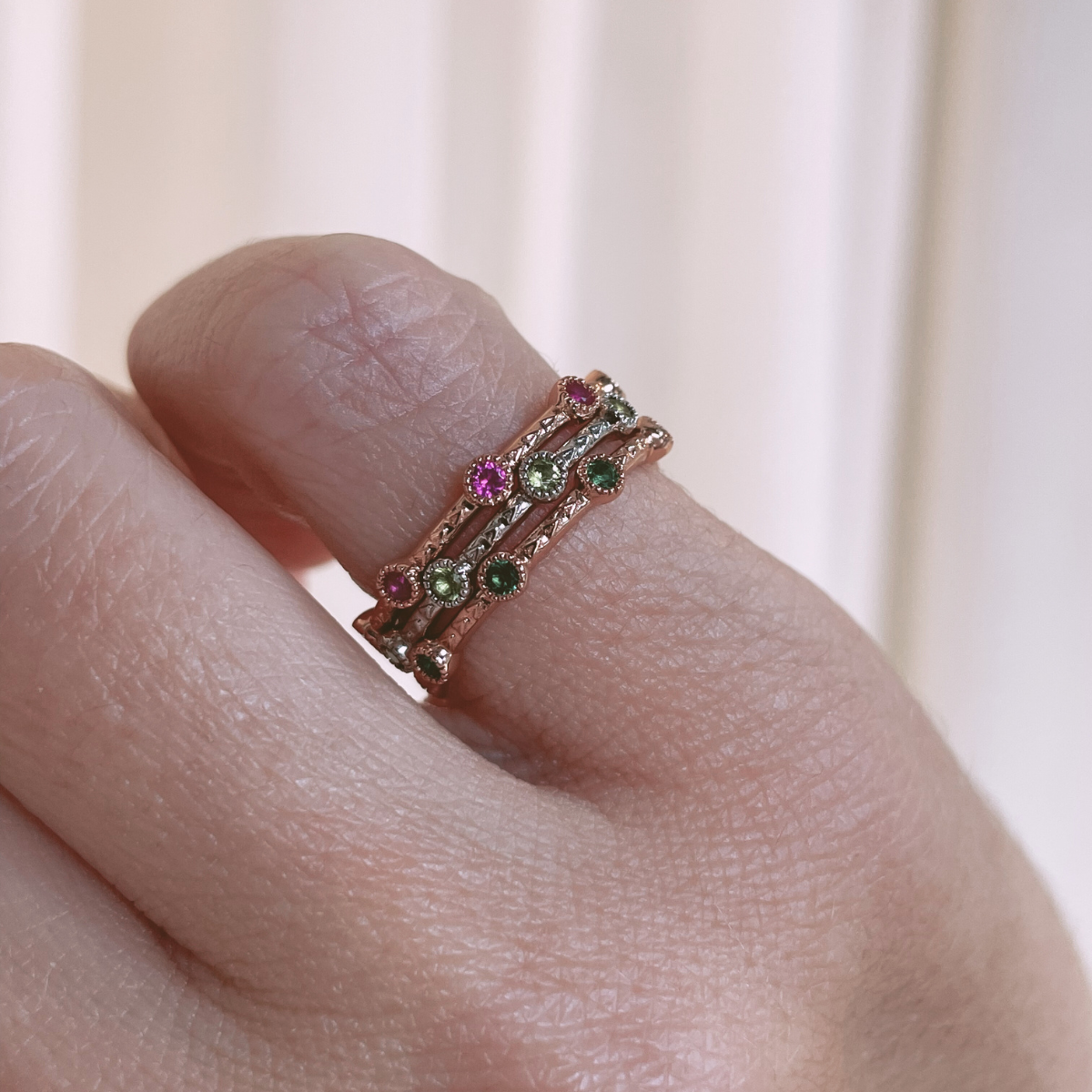 Birthstone Pinky Ring - Cassandra Mamone