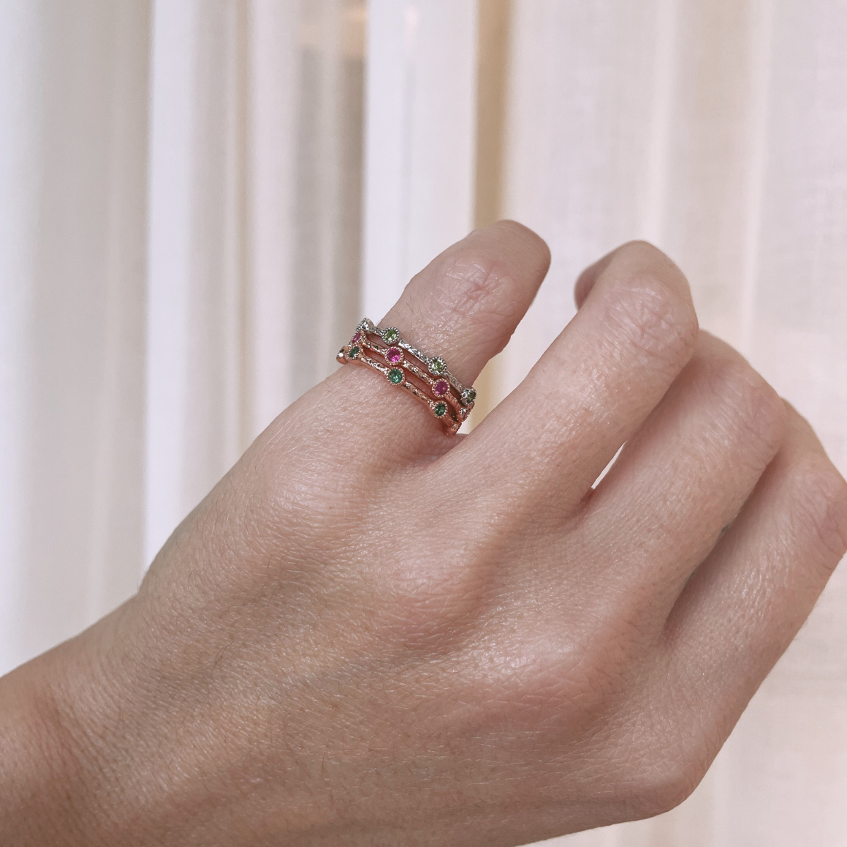Birthstone Pinky Ring - Cassandra Mamone