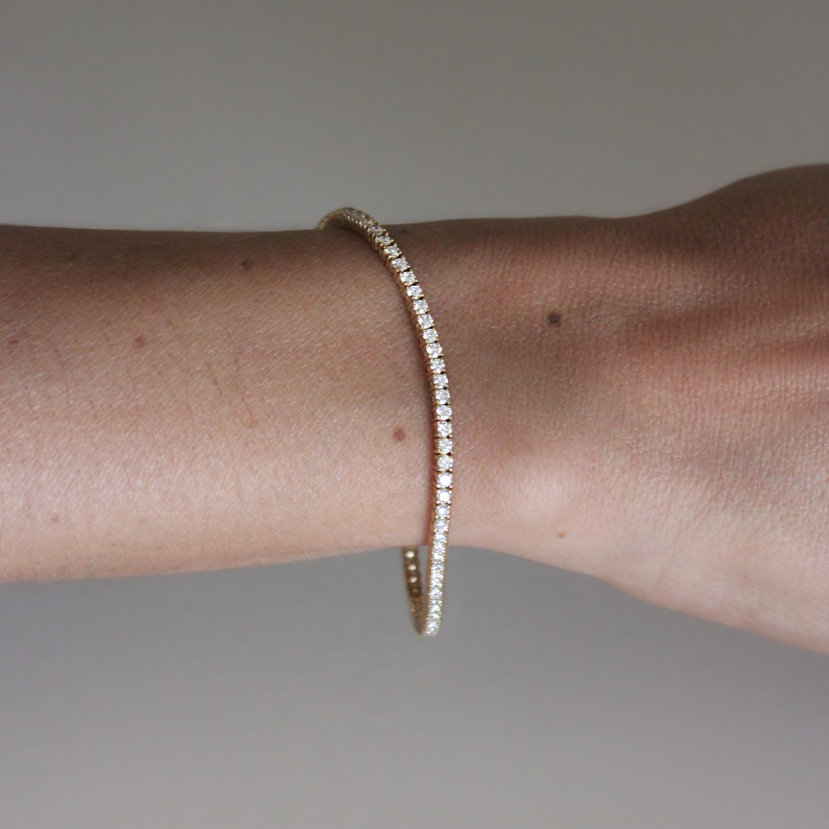 Diamond Tennis Bracelet .03ct - Cassandra Mamone