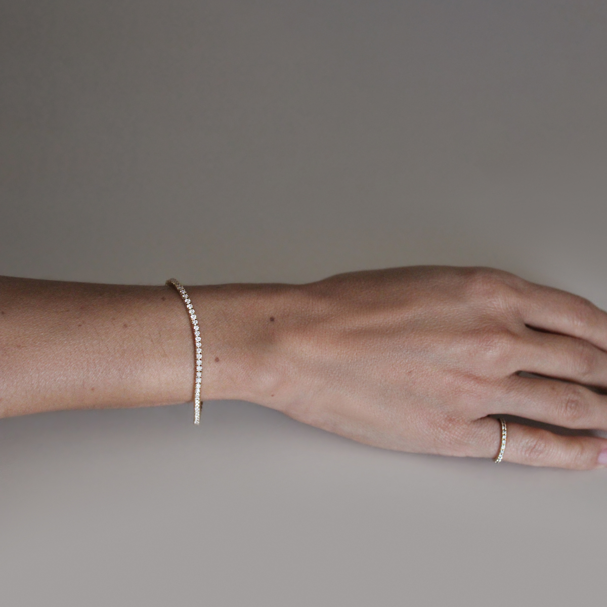 Diamond Tennis Bracelet .02ct - Cassandra Mamone