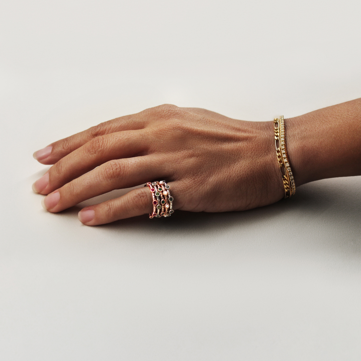 Birthstone Pinky Ring - Cassandra Mamone