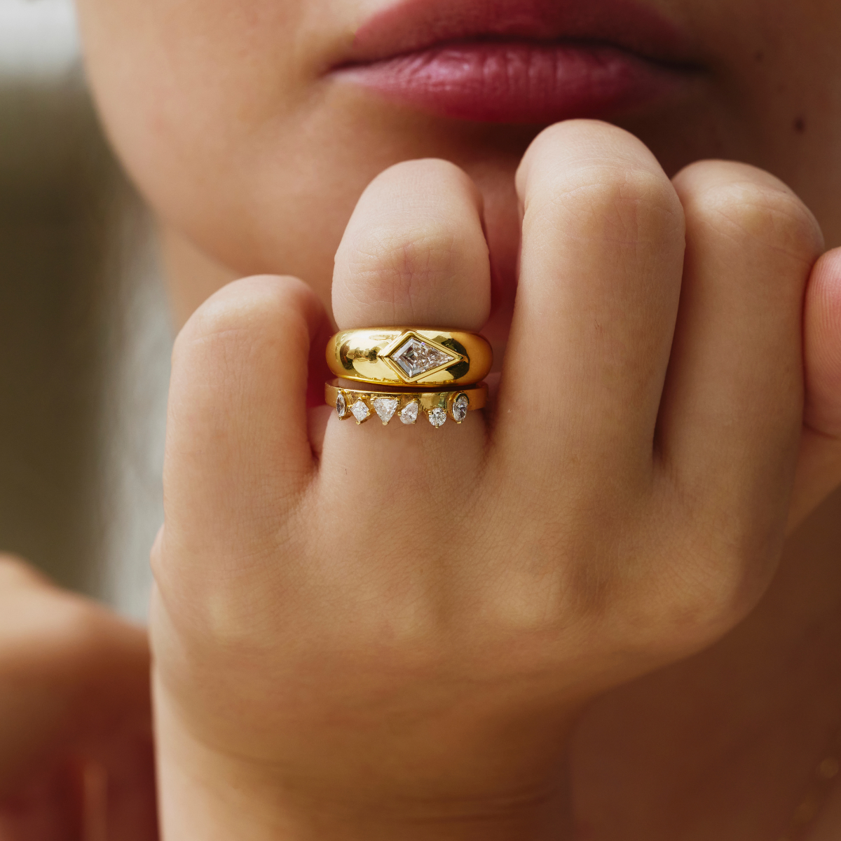 Lusso Diamond Dome Ring