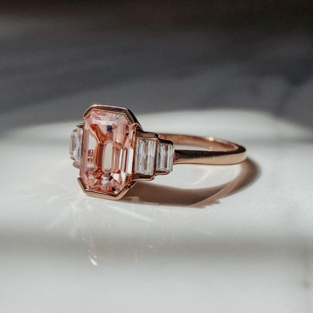 Indulgence Morganite Ring