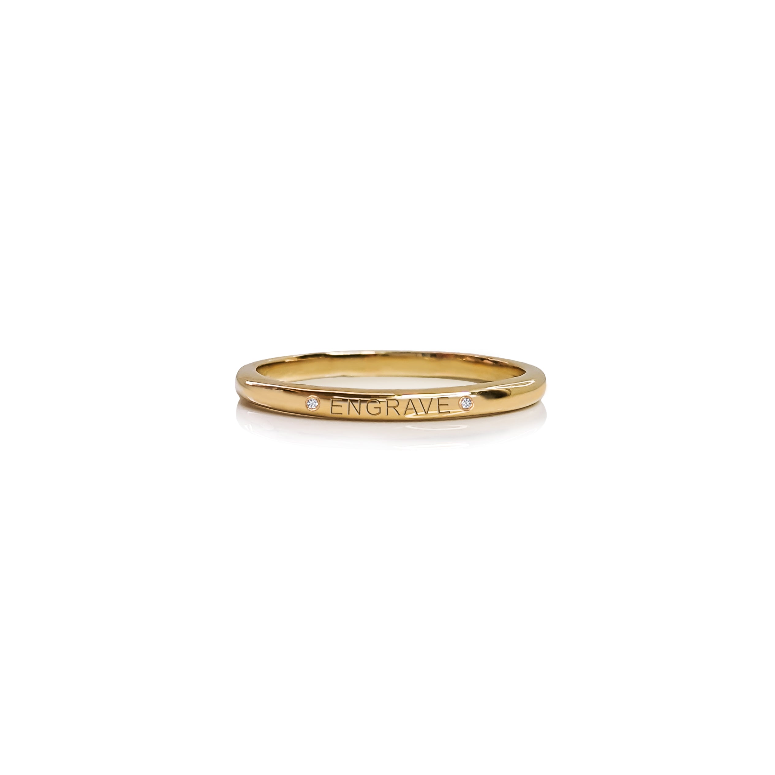 Memory Ring - 2mm Half Round