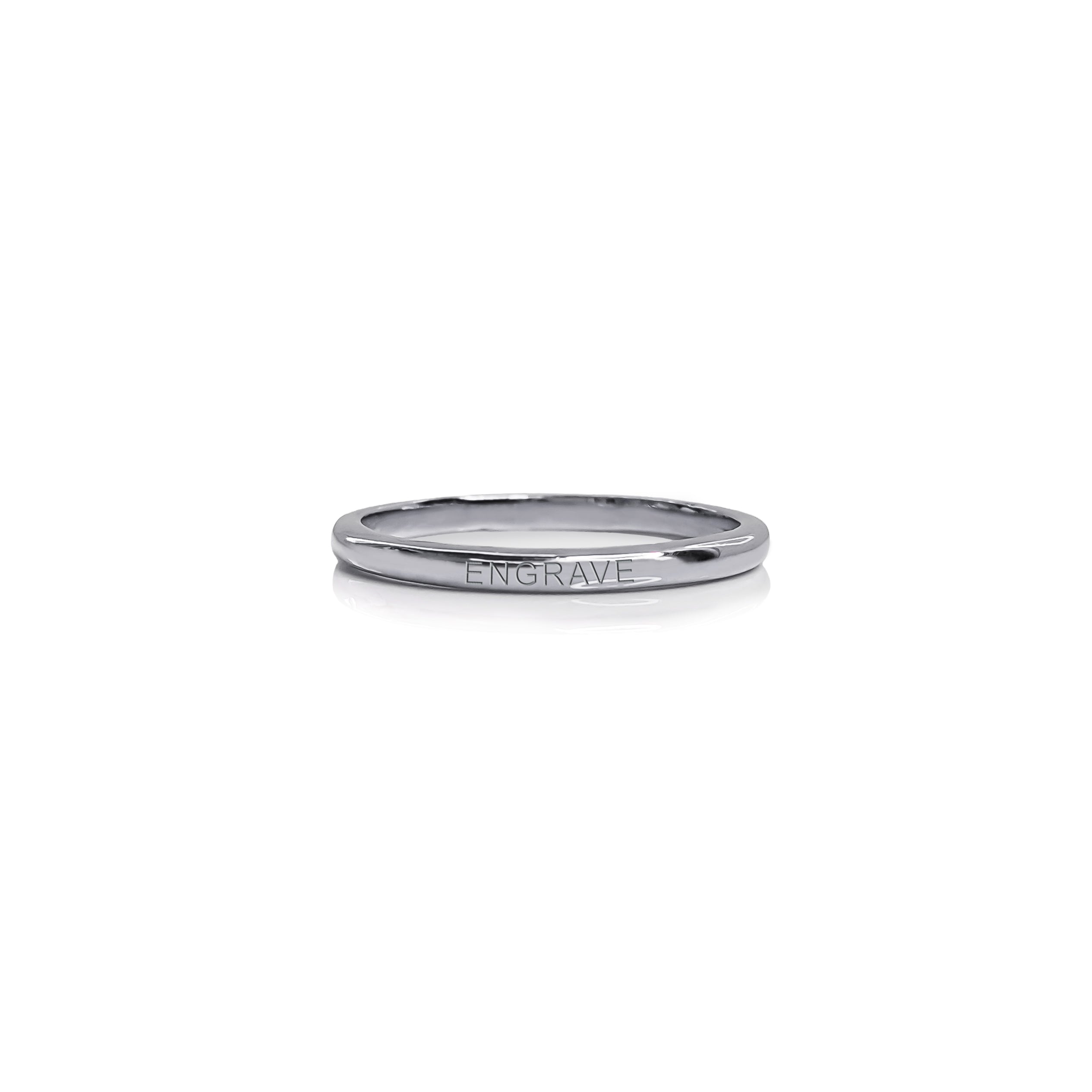 Memory Ring - 2mm Half Round