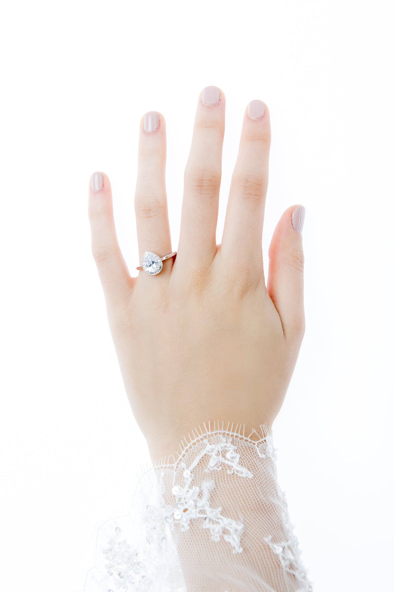 Pear Diamond Engagement Ring