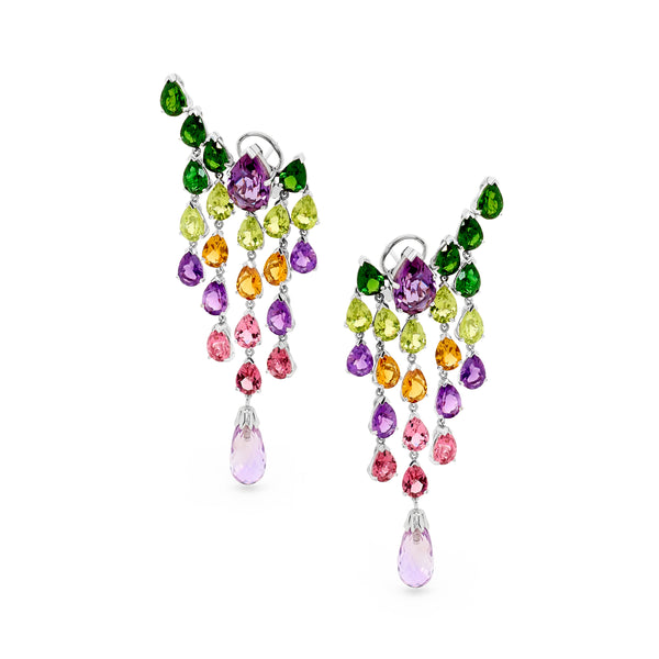 Colourful Cascade Earrings