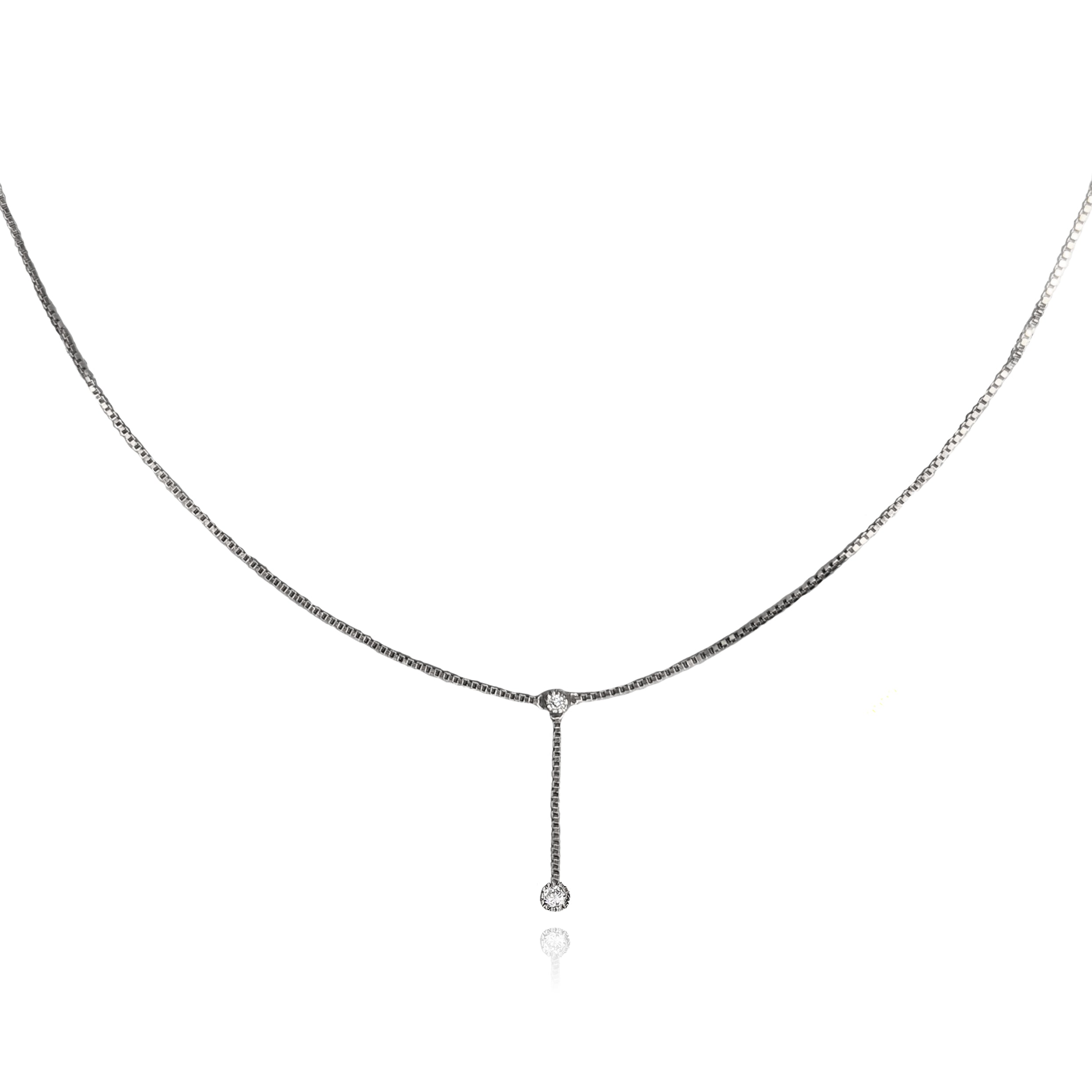 Diamond Drop Necklace