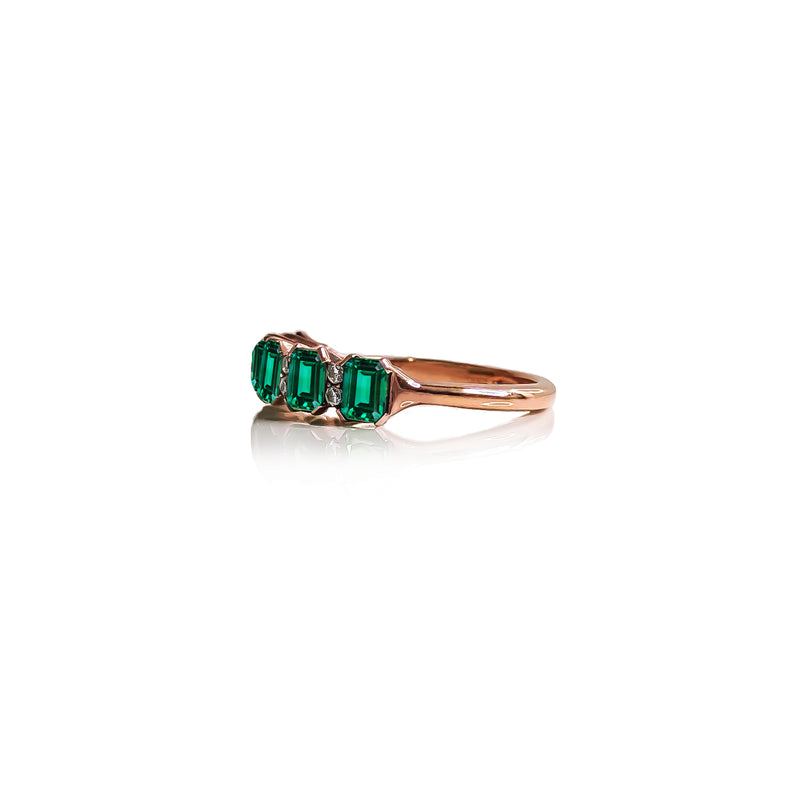 Forever Eternity Emerald Ring