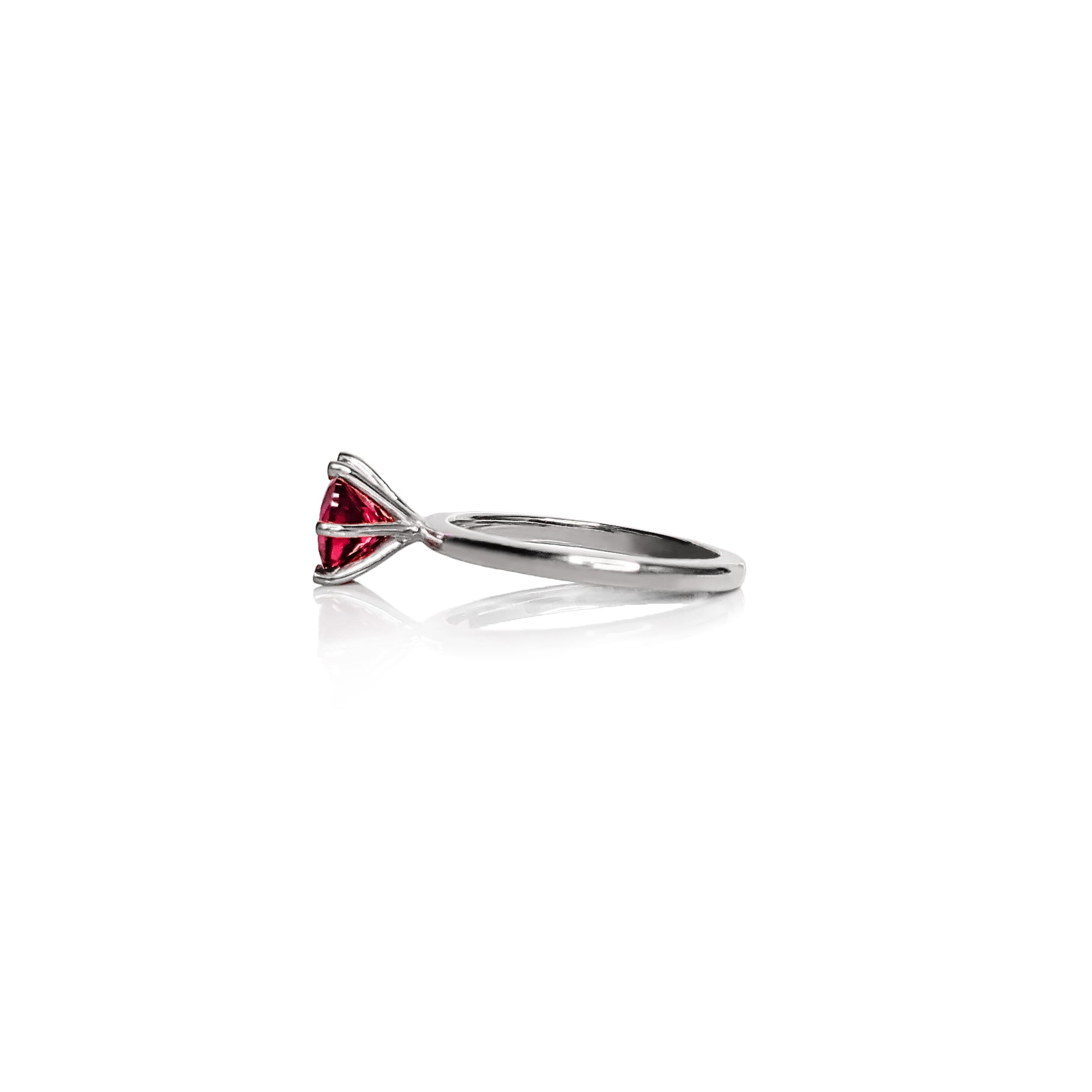 Ruby Gigi Round Brilliant Engagement Ring