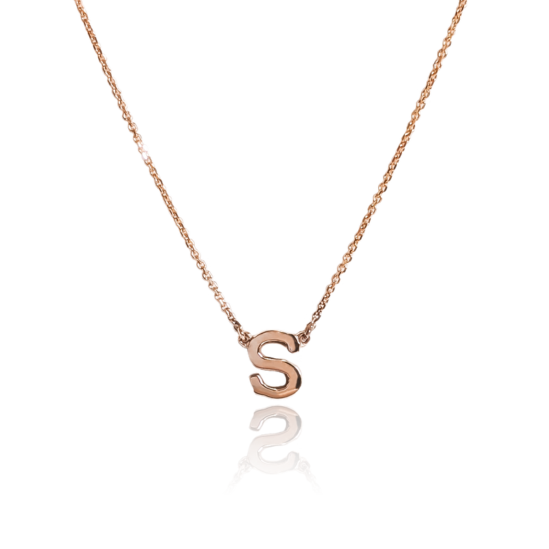 Initial Collection Necklace - Letter S – Funky Monkey Fashion Accessories