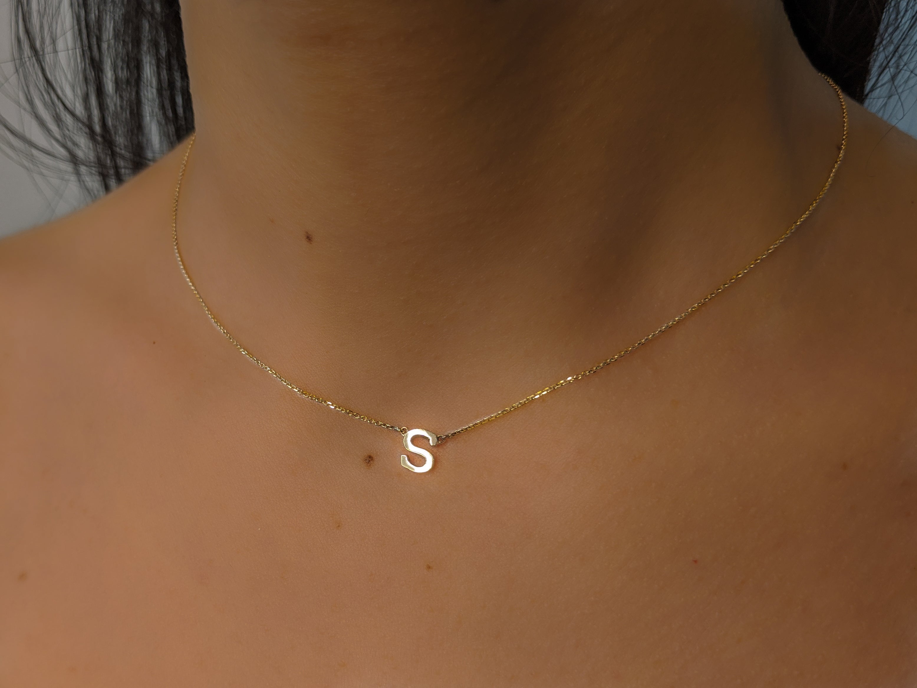 Gold Initial Necklace