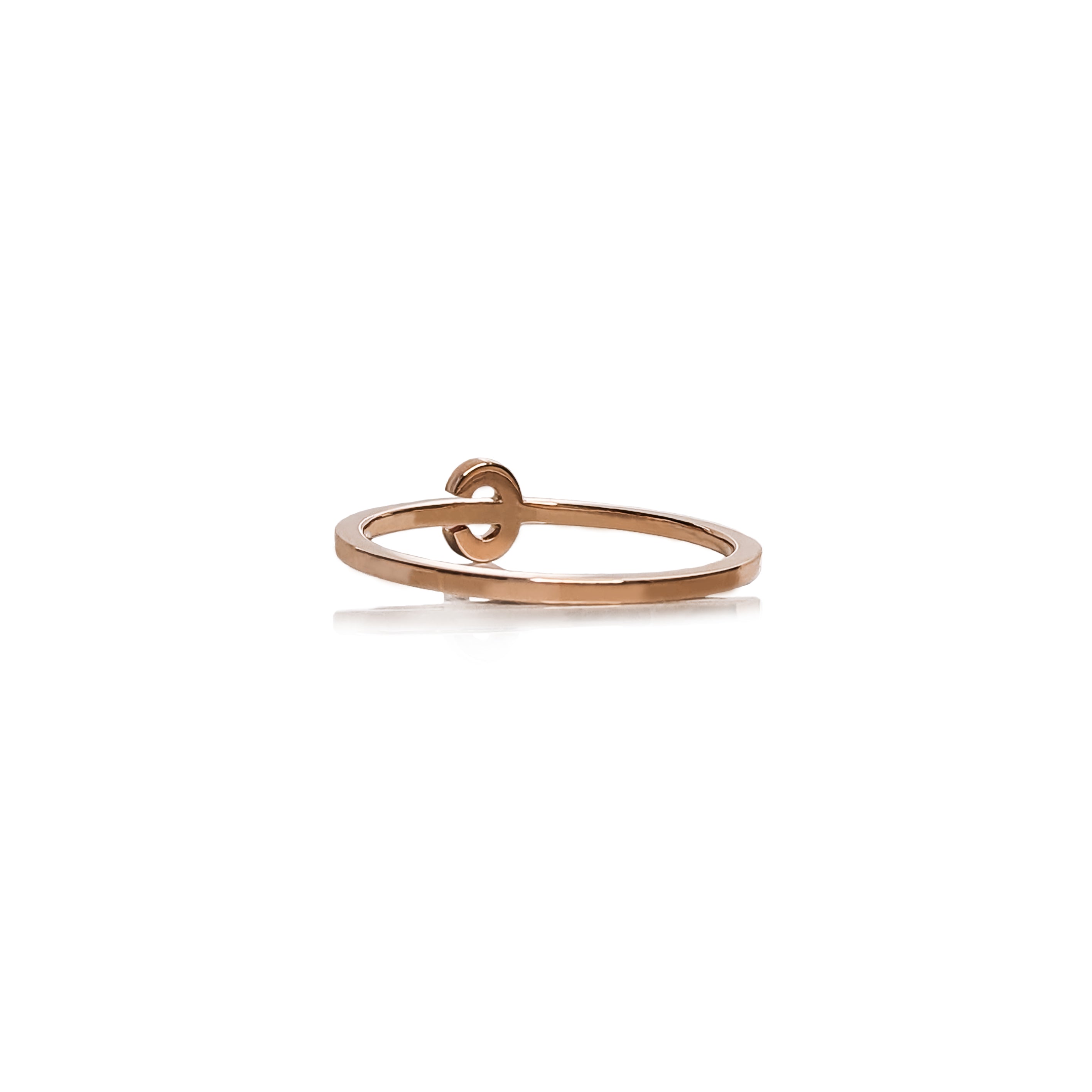 Gold Initial Ring