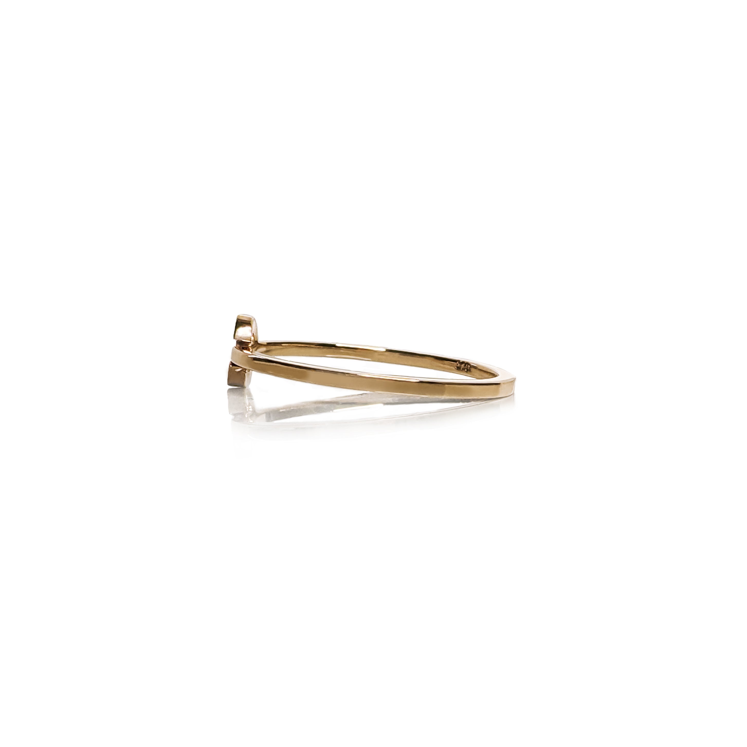 Gold Initial Ring