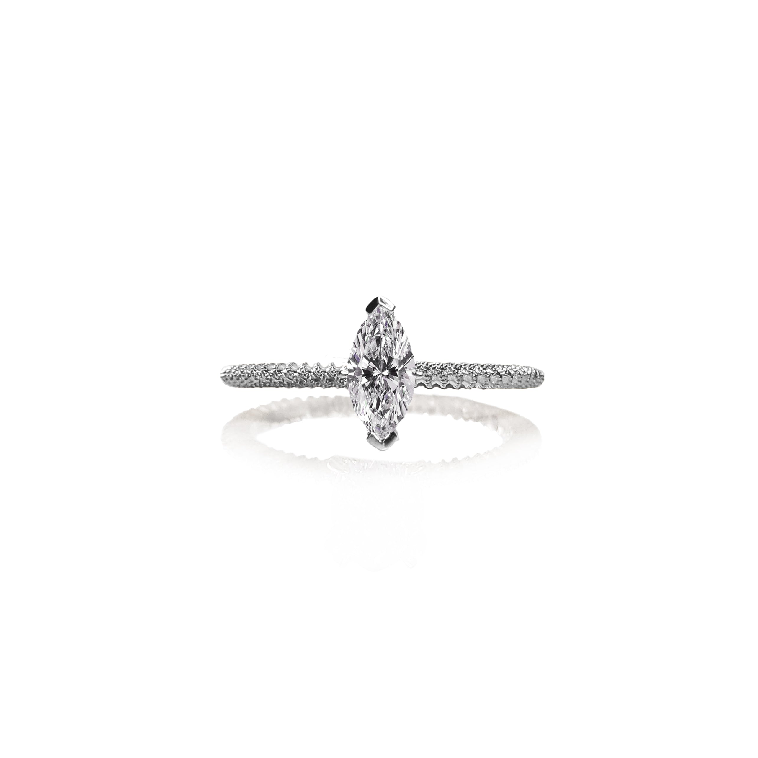 Marquise Perlina Engagement Ring