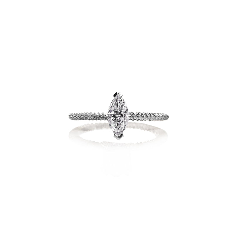 Marquise Perlina Engagement Ring
