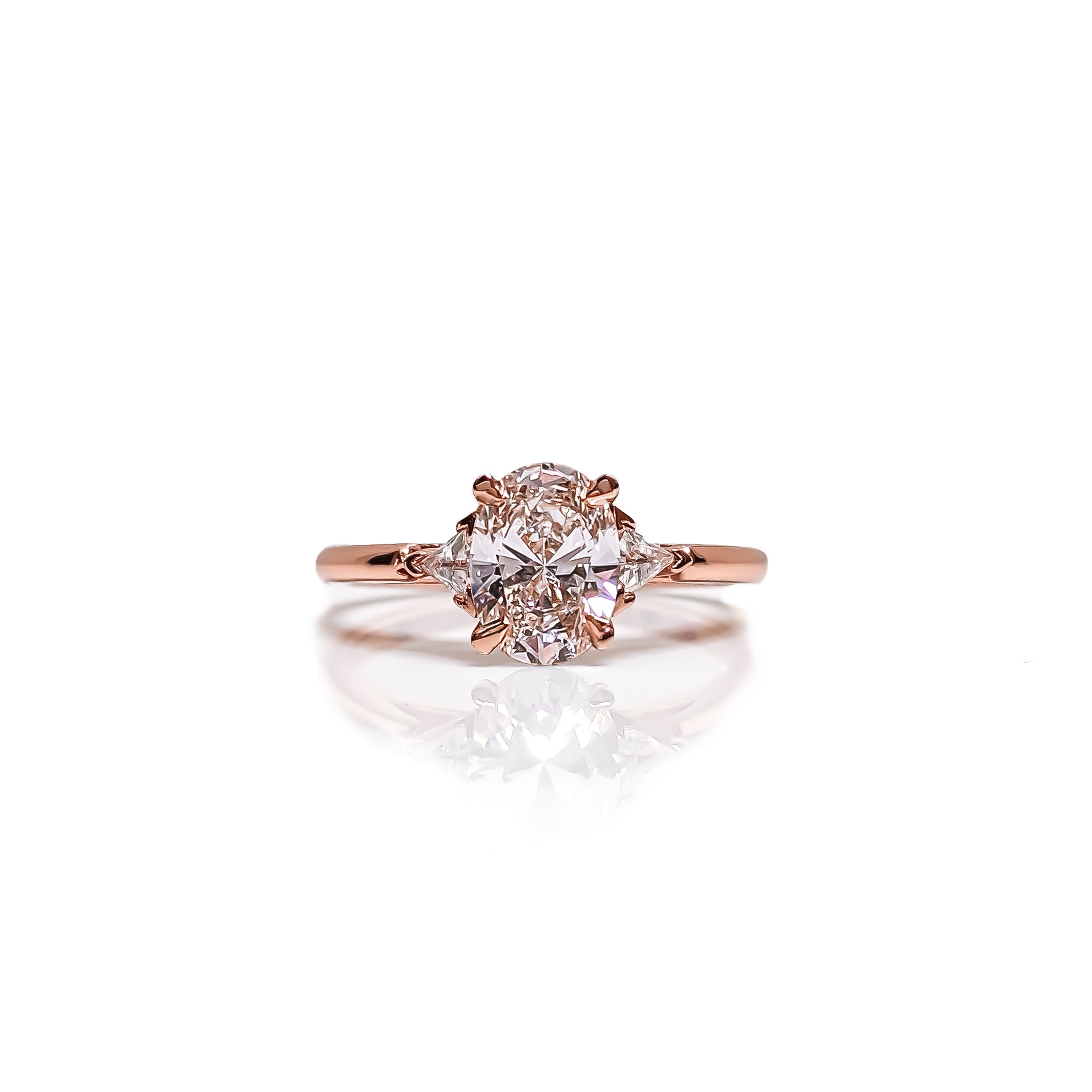 Oval Diamond Engagement Ring