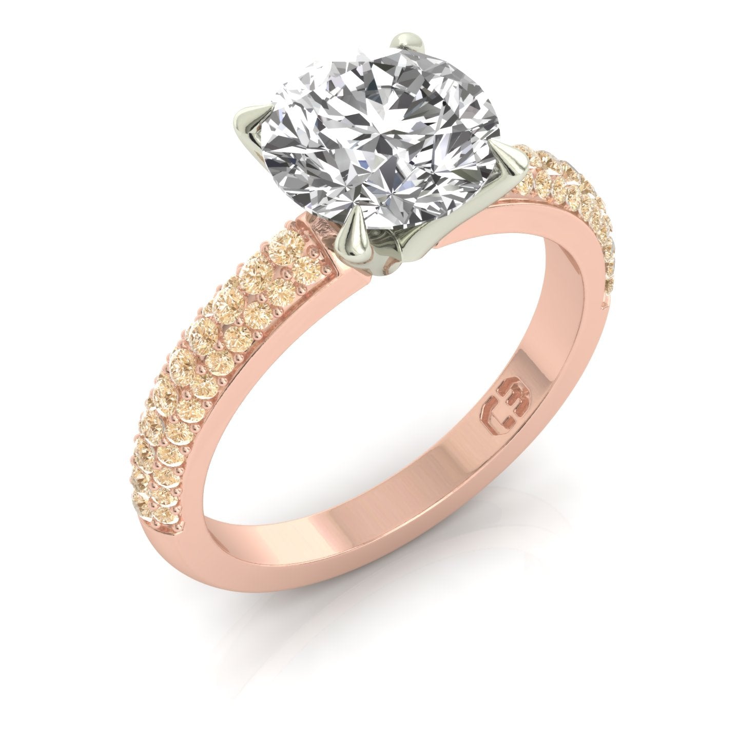 Champagne Paradiso Engagement Ring