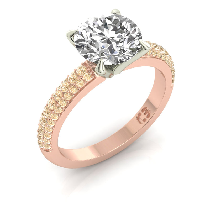 Champagne Paradiso Engagement Ring