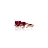 PEAR RUBY Ring
