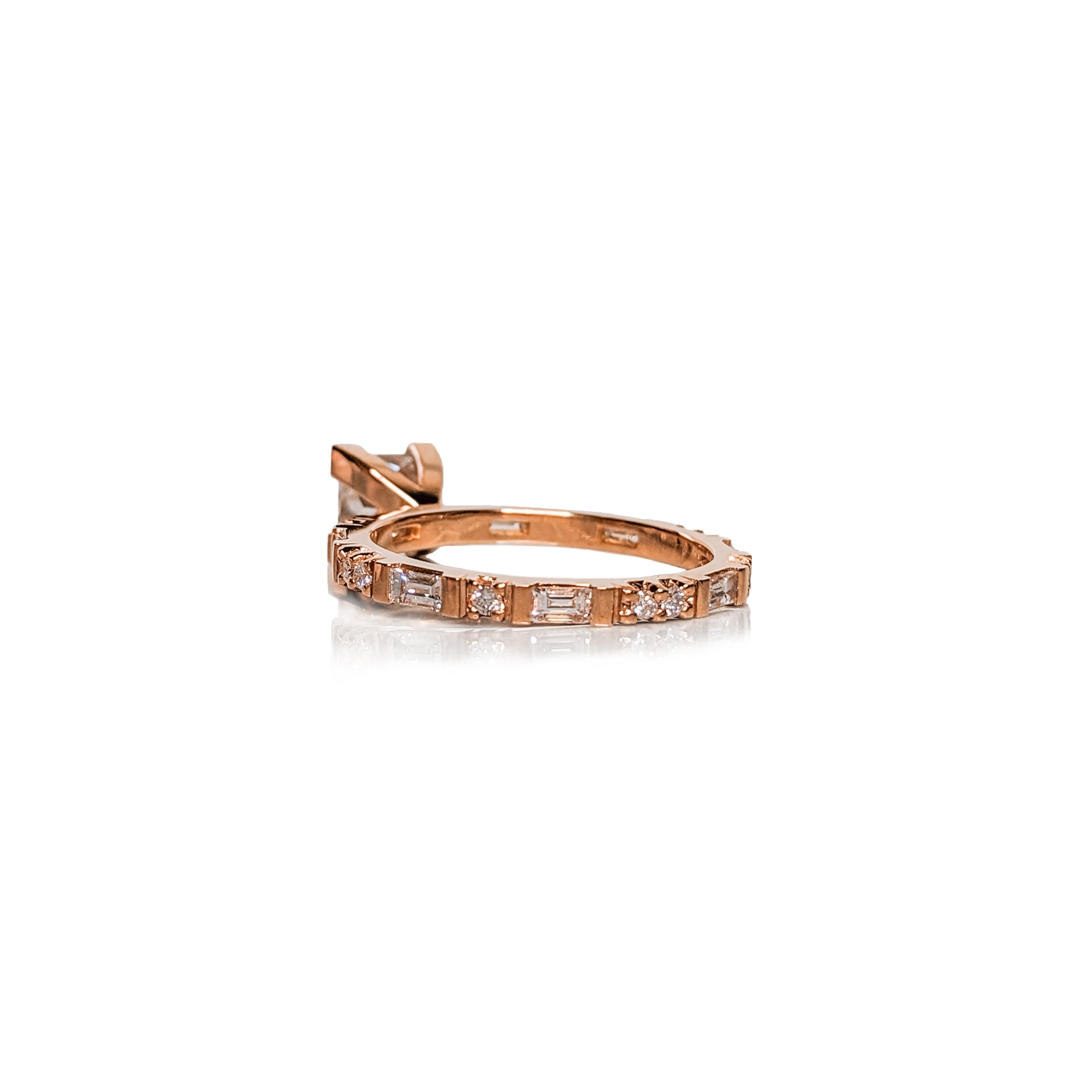 Baguette Princess Diamond Ring